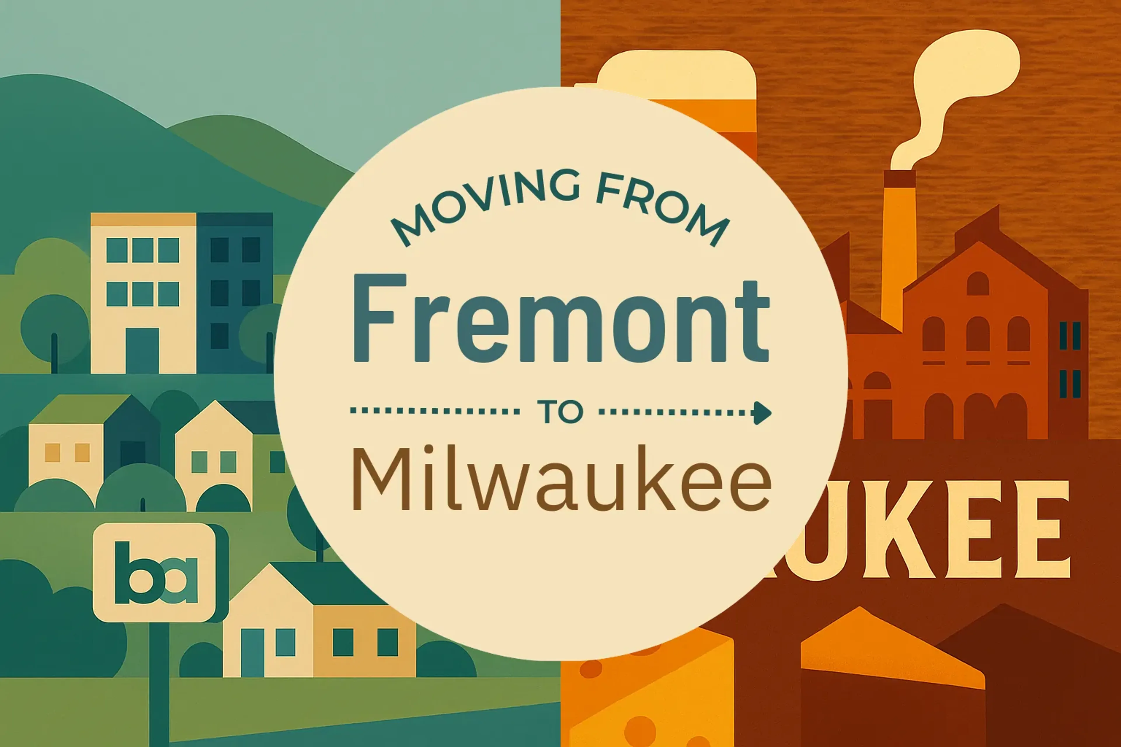 Side-by-side comparison of Fremont to Milwaukee moving companies