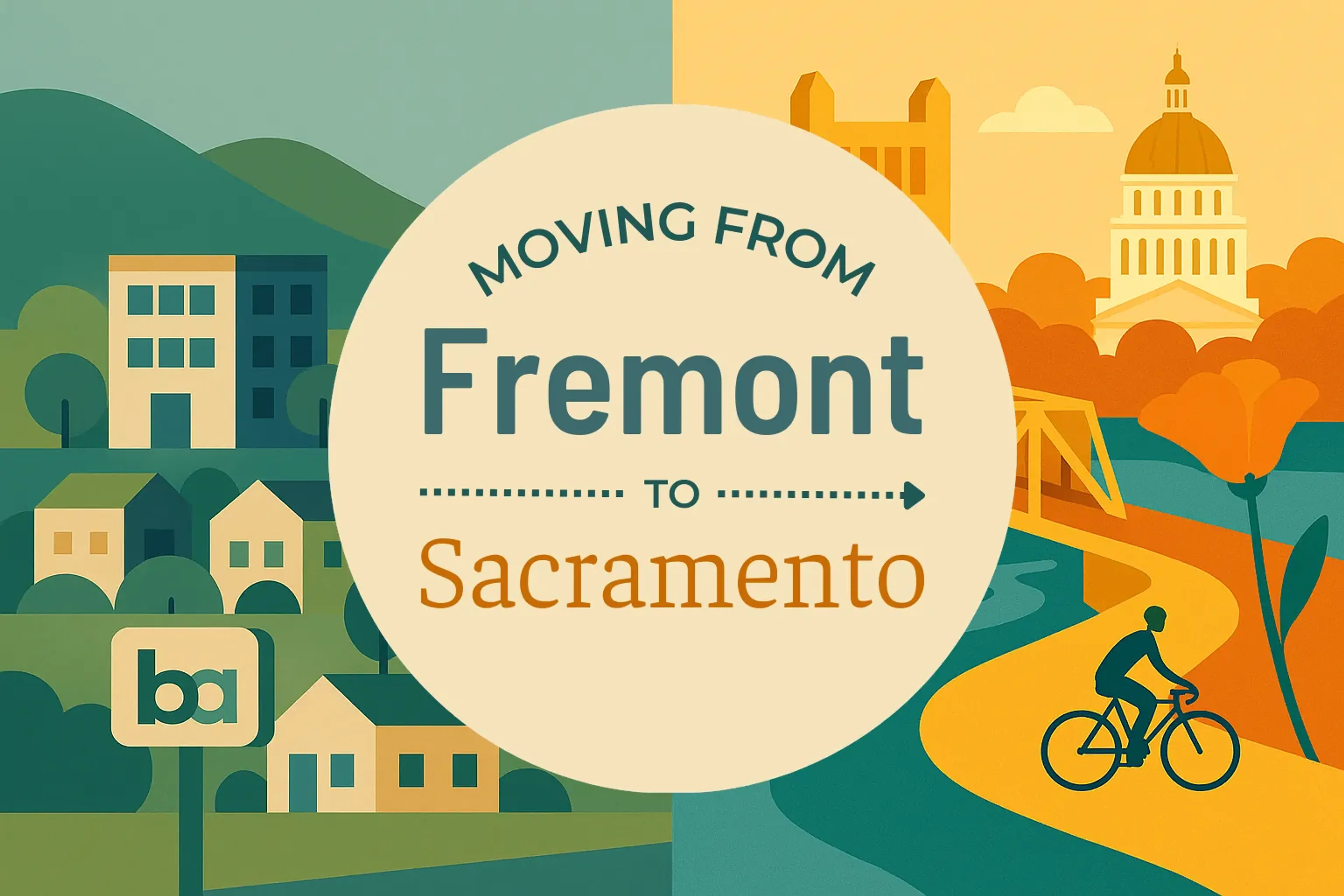 Side-by-side comparison of Fremont to Sacramento moving companies