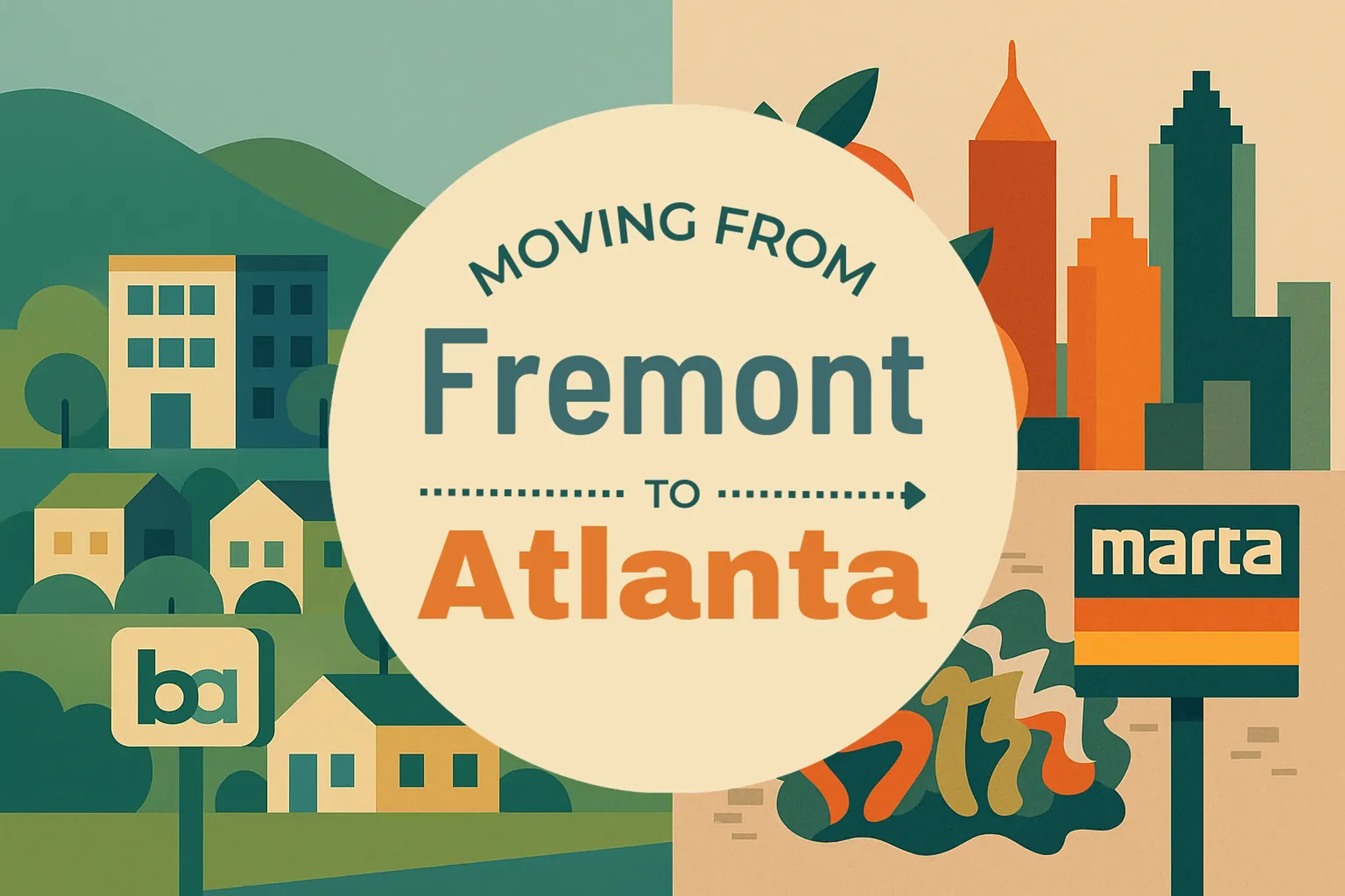Side-by-side comparison of Fremont to Atlanta moving companies
