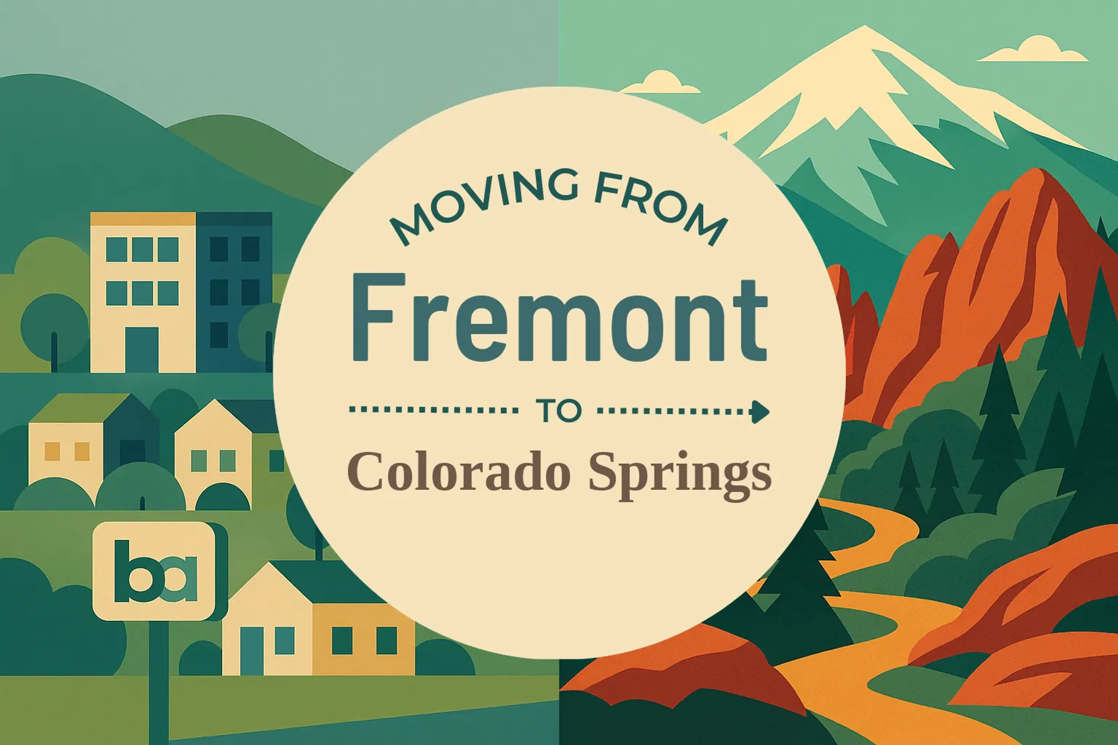 Side-by-side comparison of Fremont to Colorado Springs moving companies