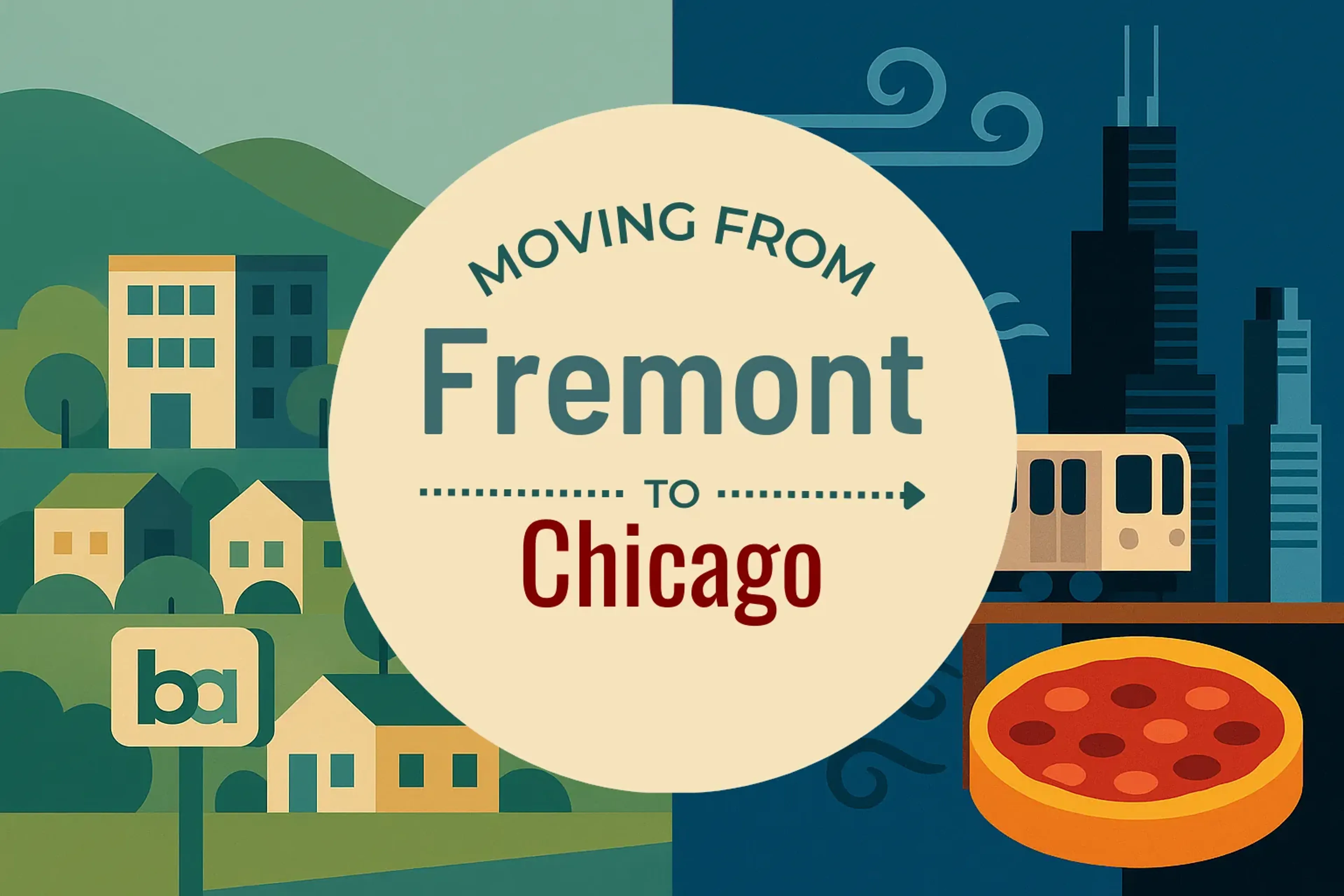 Side-by-side comparison of Fremont to Chicago moving companies