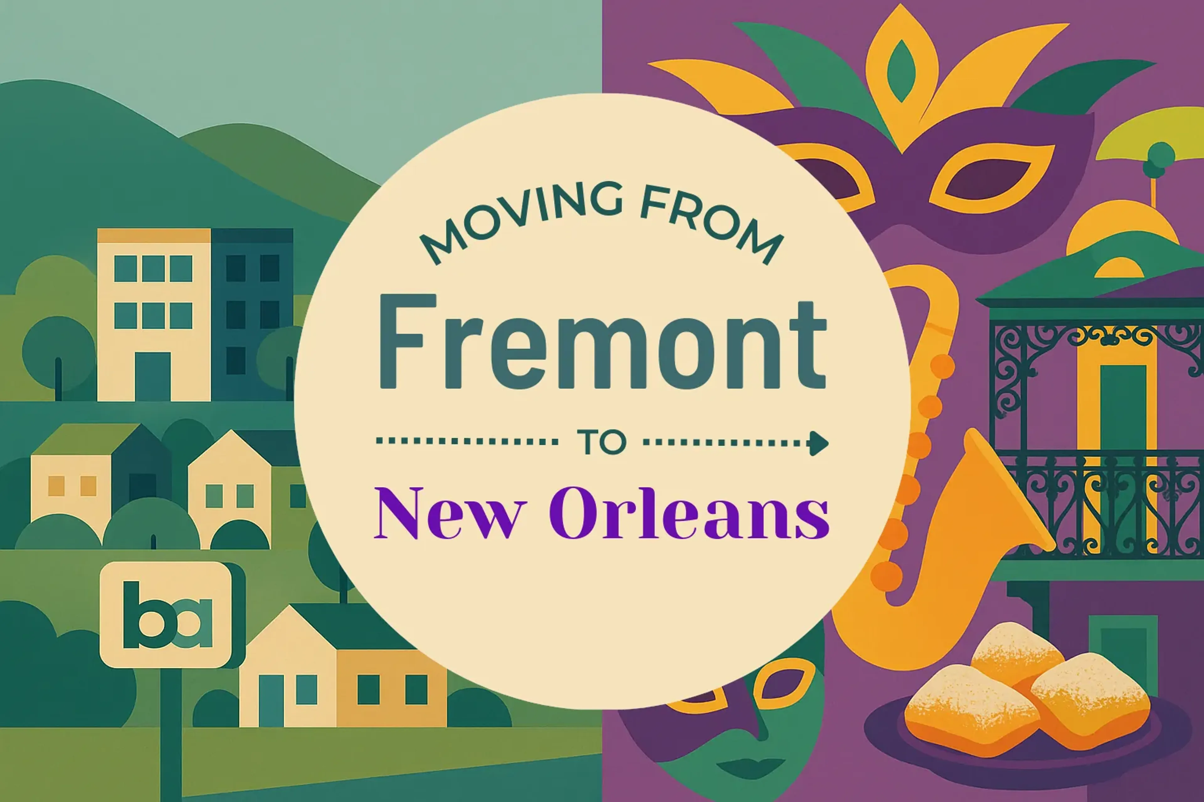 Side-by-side comparison of Fremont to New Orleans moving companies