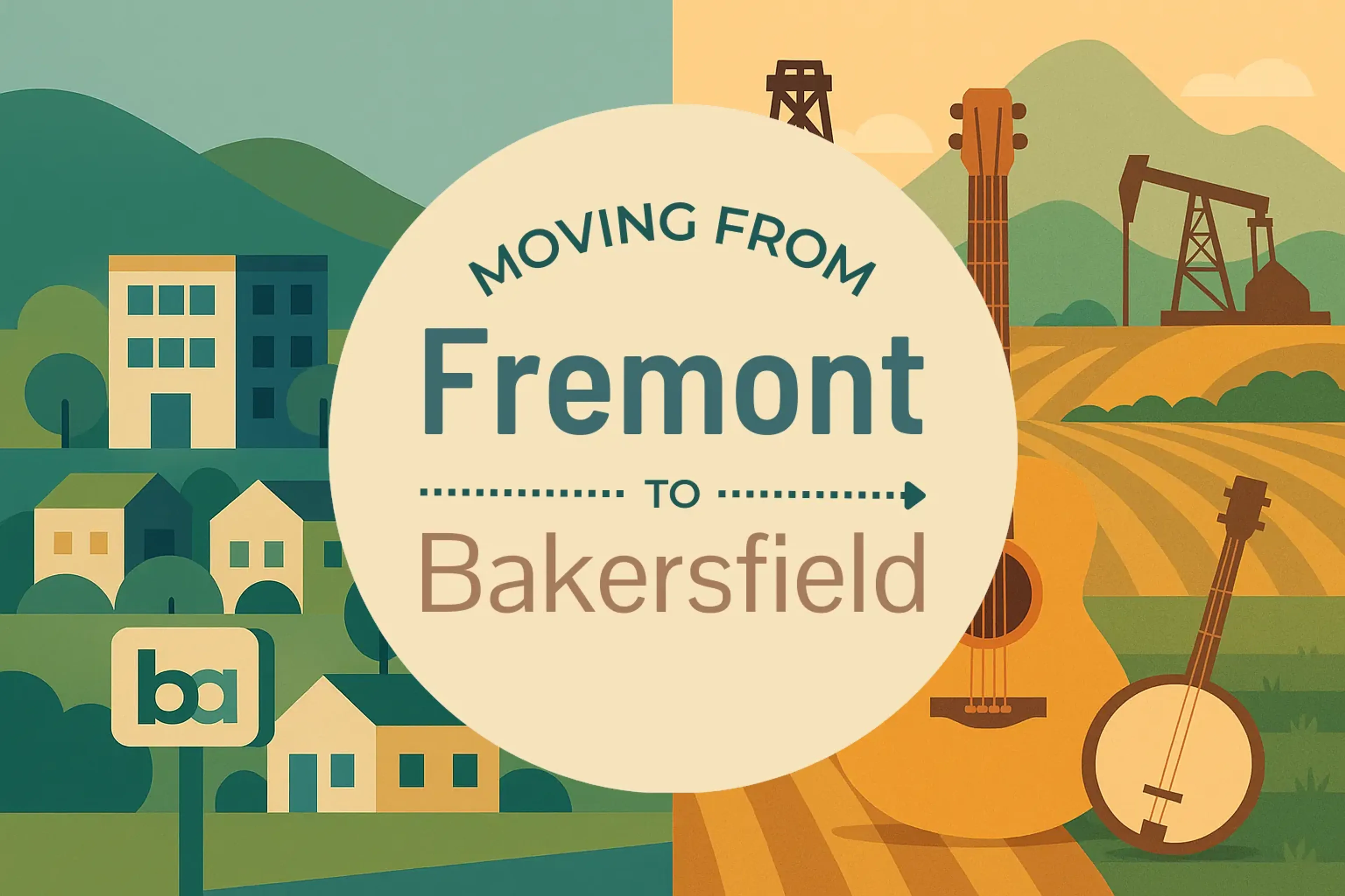 Side-by-side comparison of Fremont to Bakersfield moving companies
