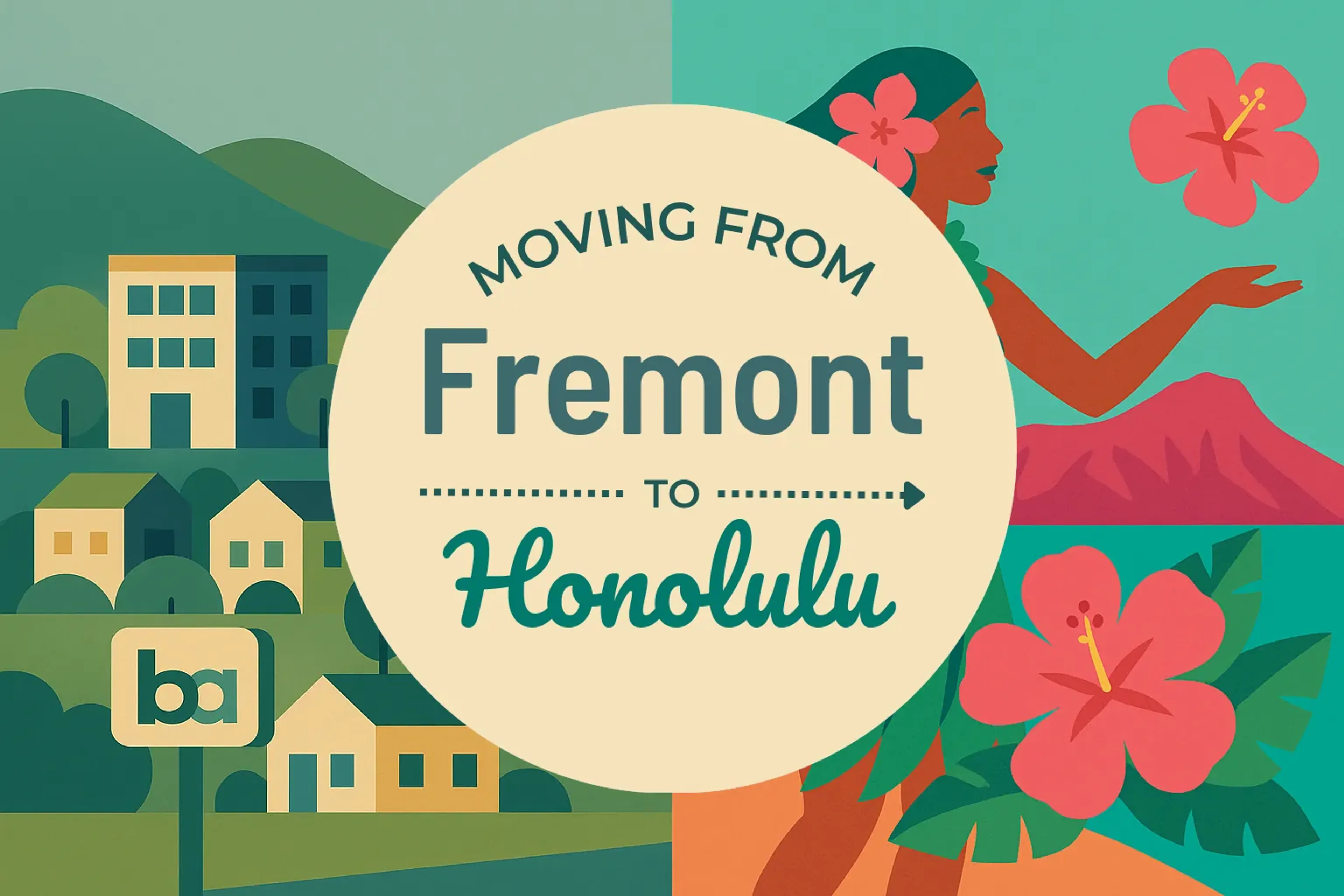 Side-by-side comparison of Fremont to Honolulu moving companies