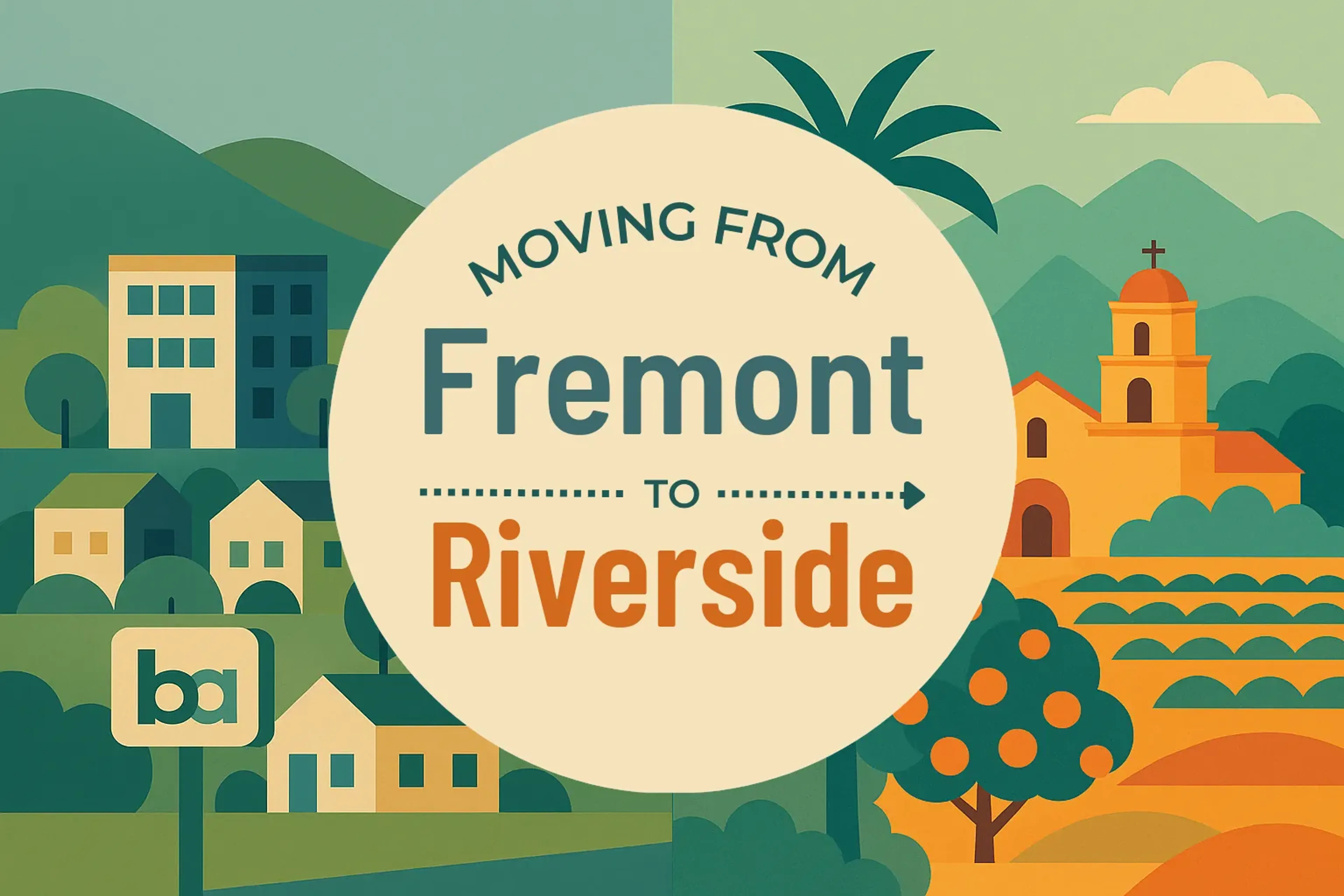 Side-by-side comparison of Fremont to Riverside moving companies