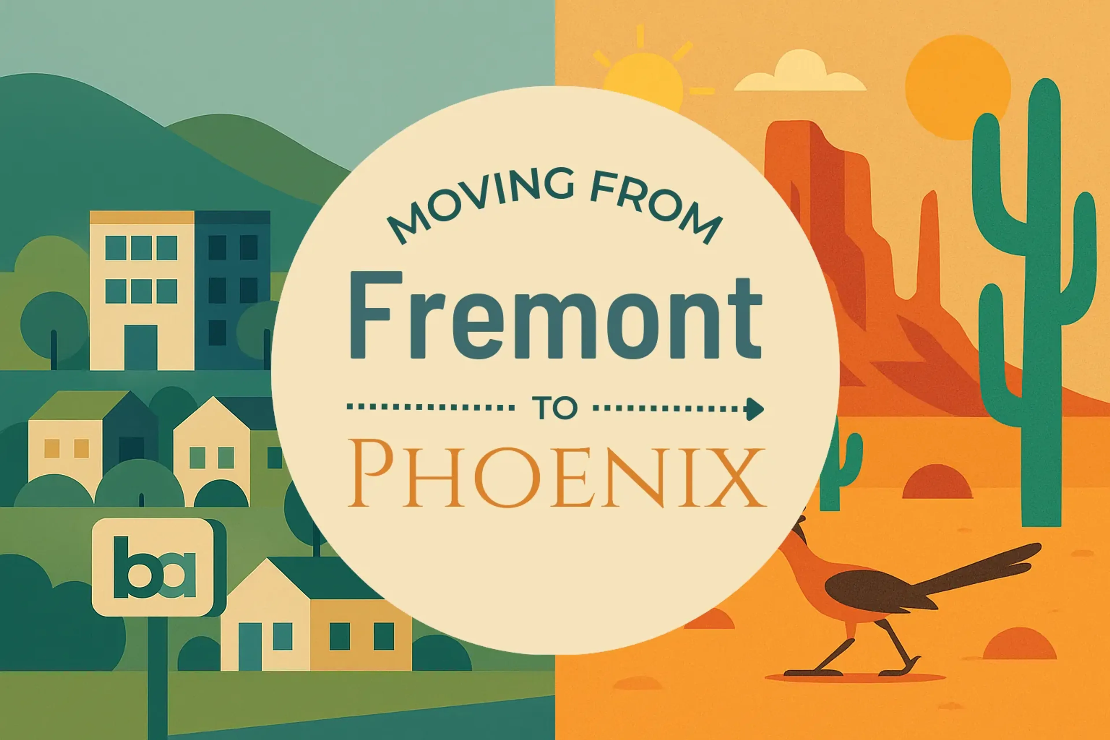 Side-by-side comparison of Fremont to Phoenix moving companies