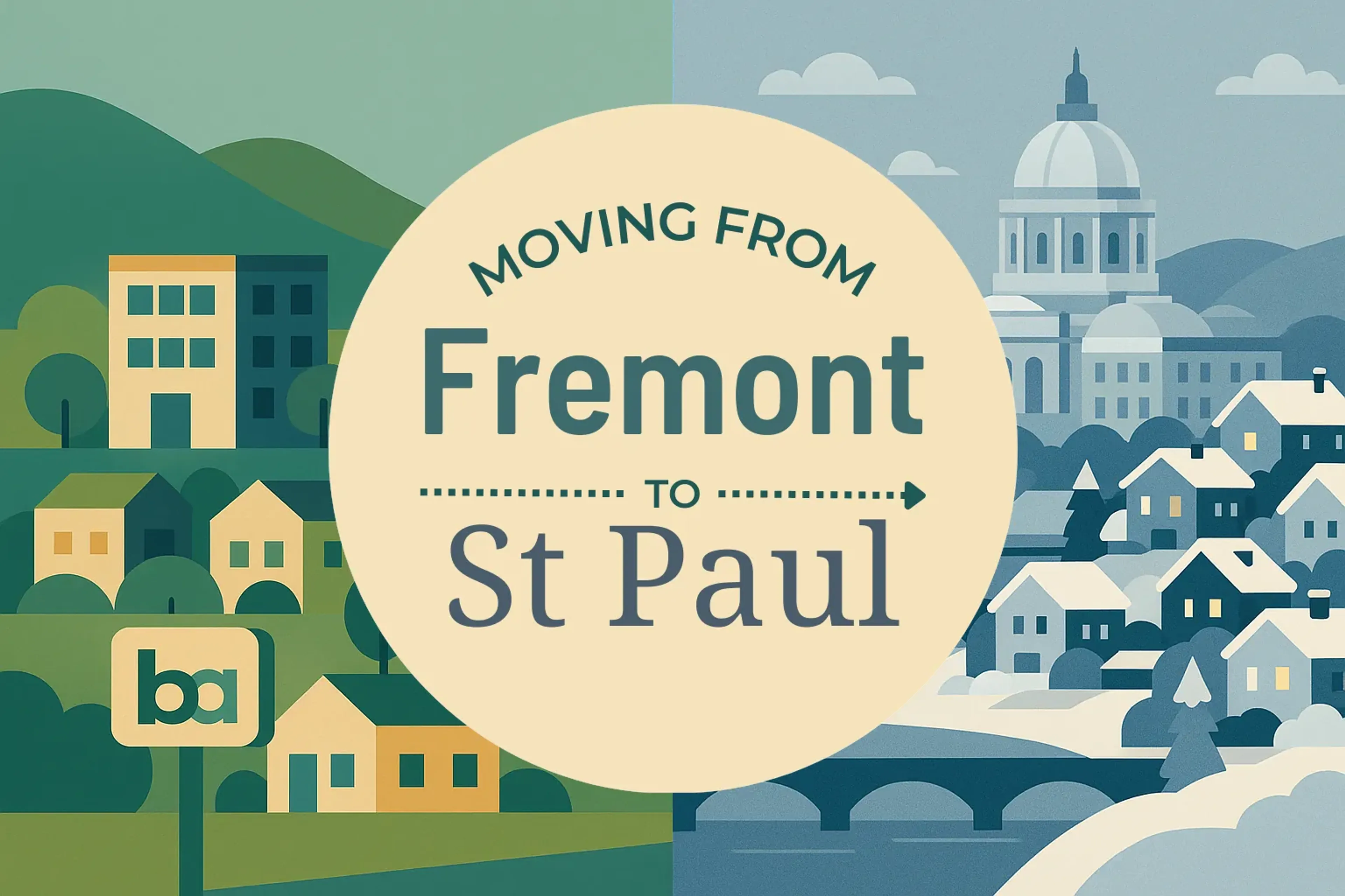 Side-by-side comparison of Fremont to St. Paul moving companies