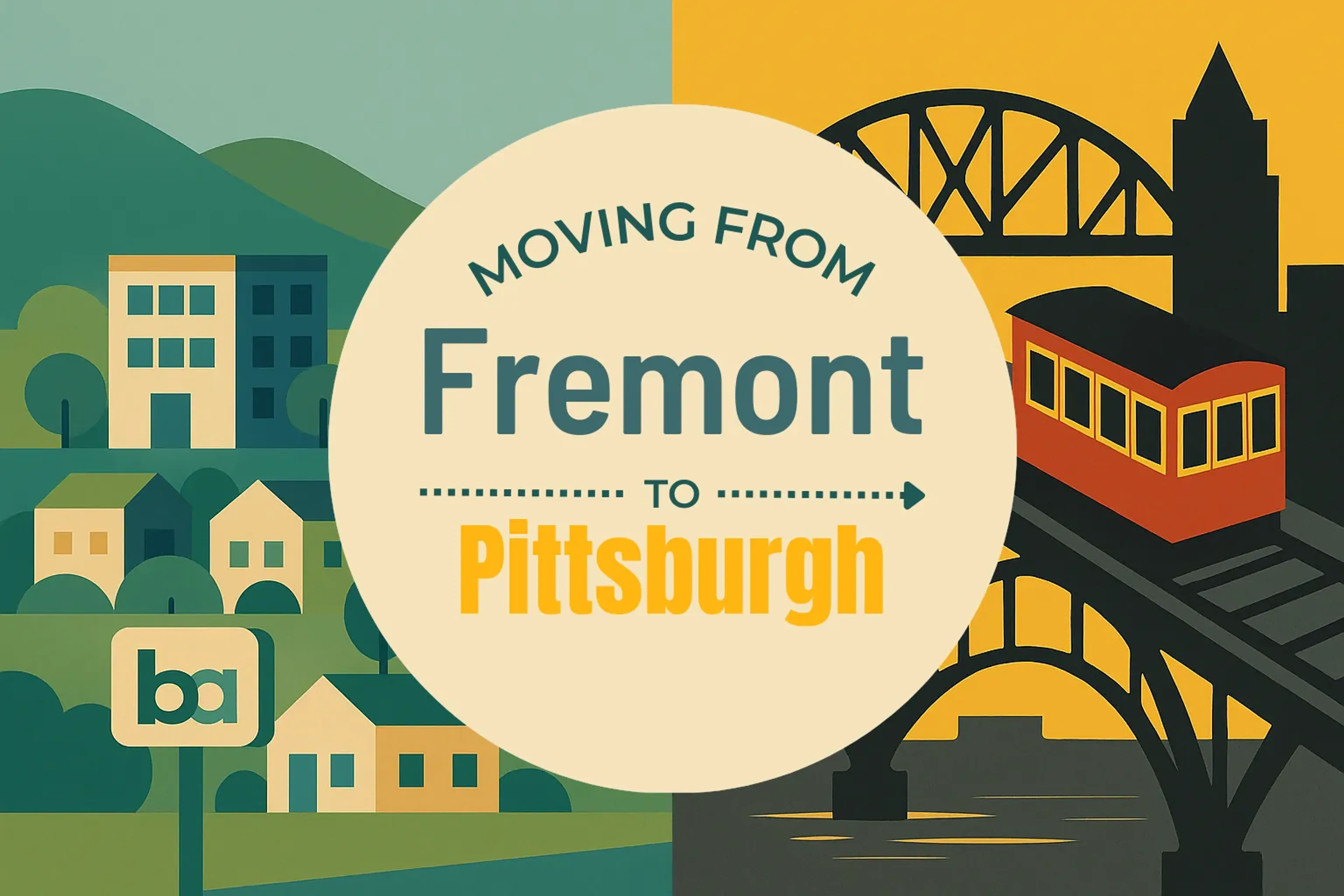 Side-by-side comparison of Fremont to Pittsburgh moving companies