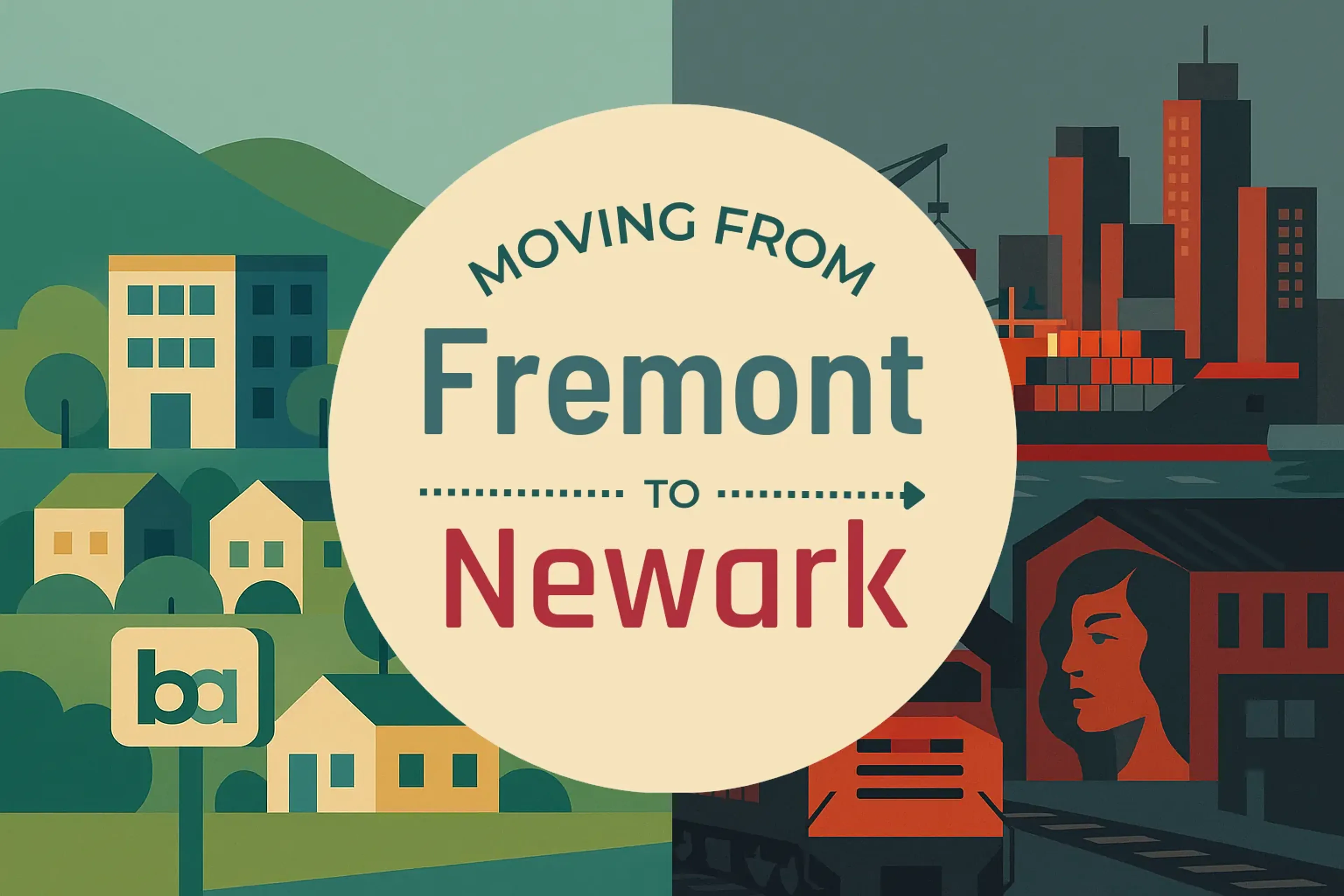 Side-by-side comparison of Fremont to Newark moving companies
