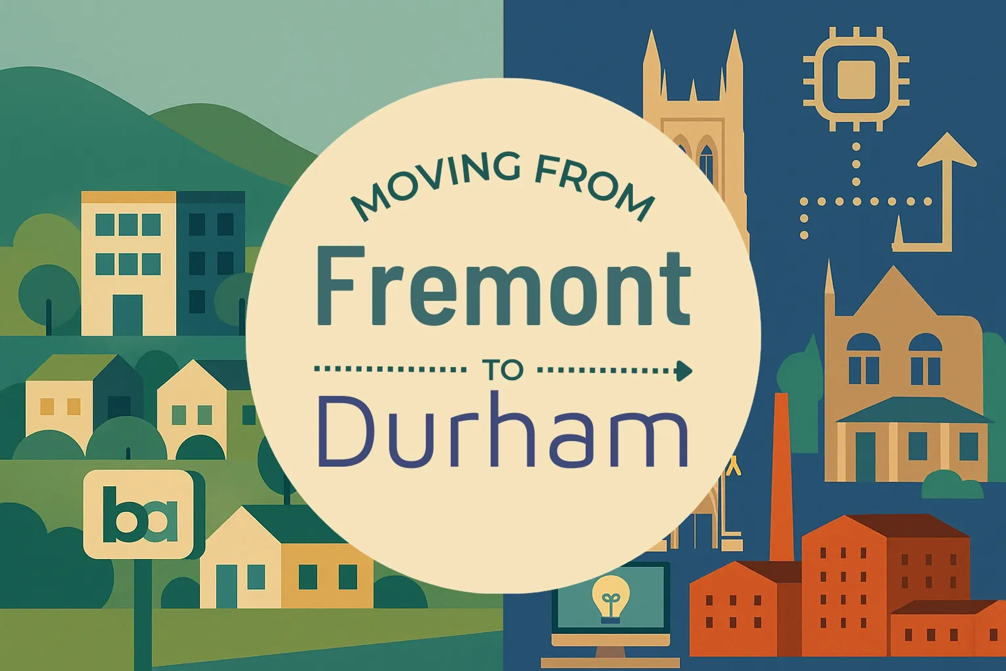Side-by-side comparison of Fremont to Durham moving companies