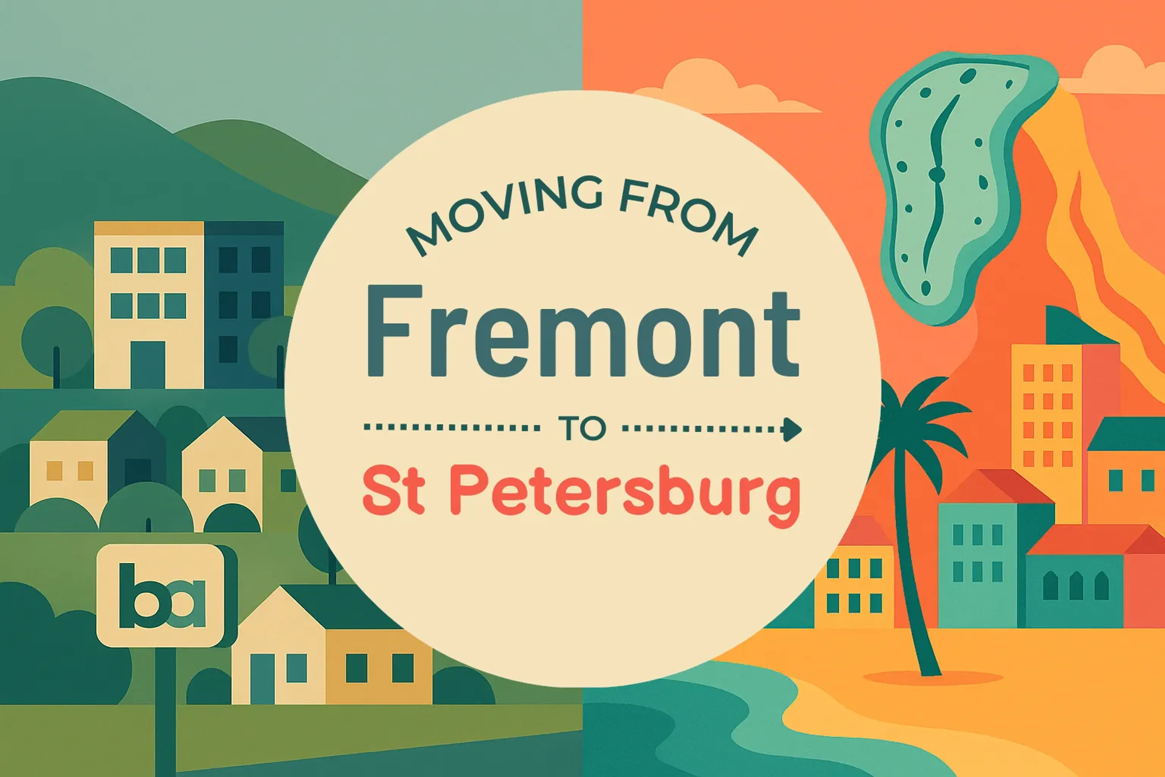 Side-by-side comparison of Fremont to St. Petersburg moving companies