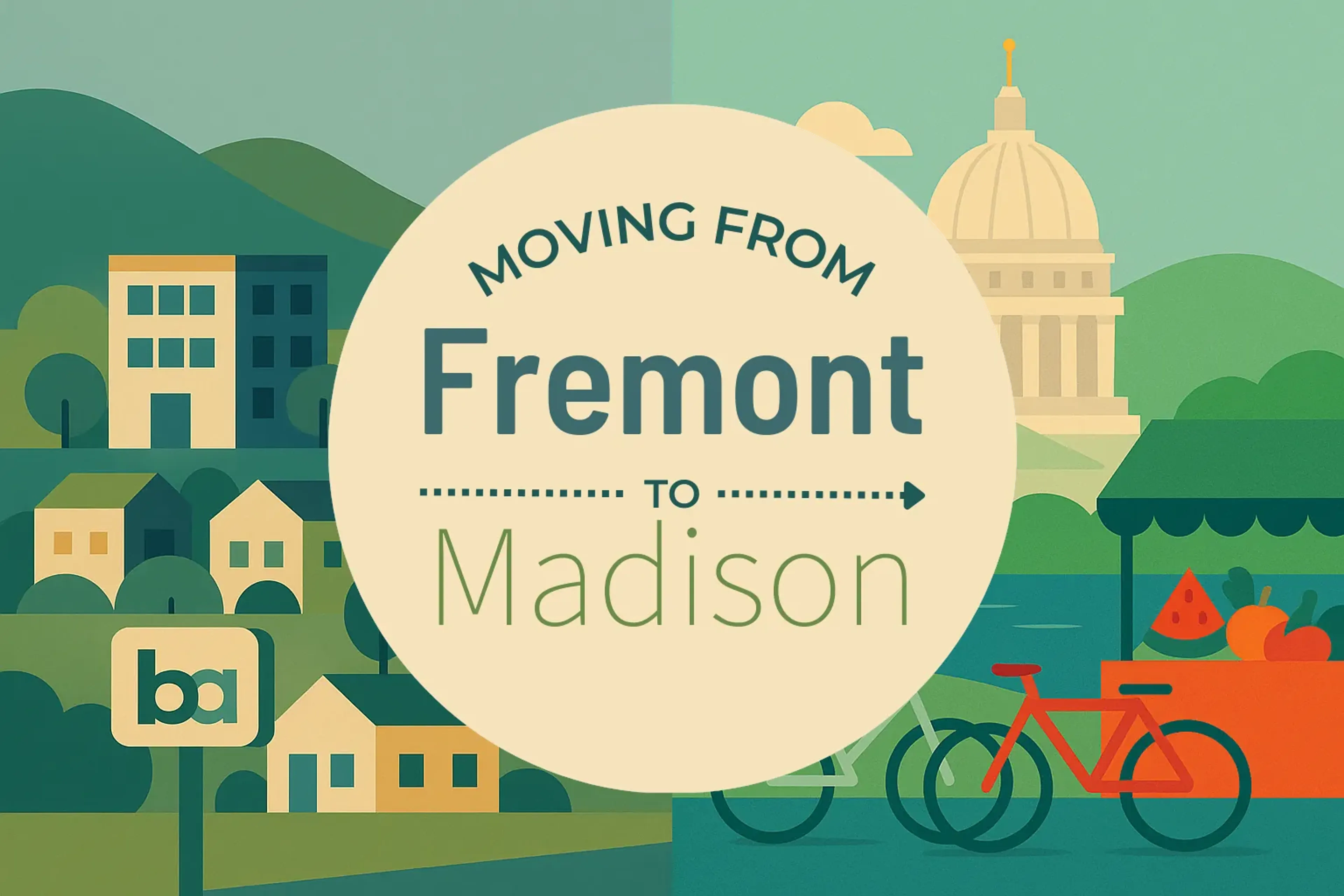 Side-by-side comparison of Fremont to Madison moving companies