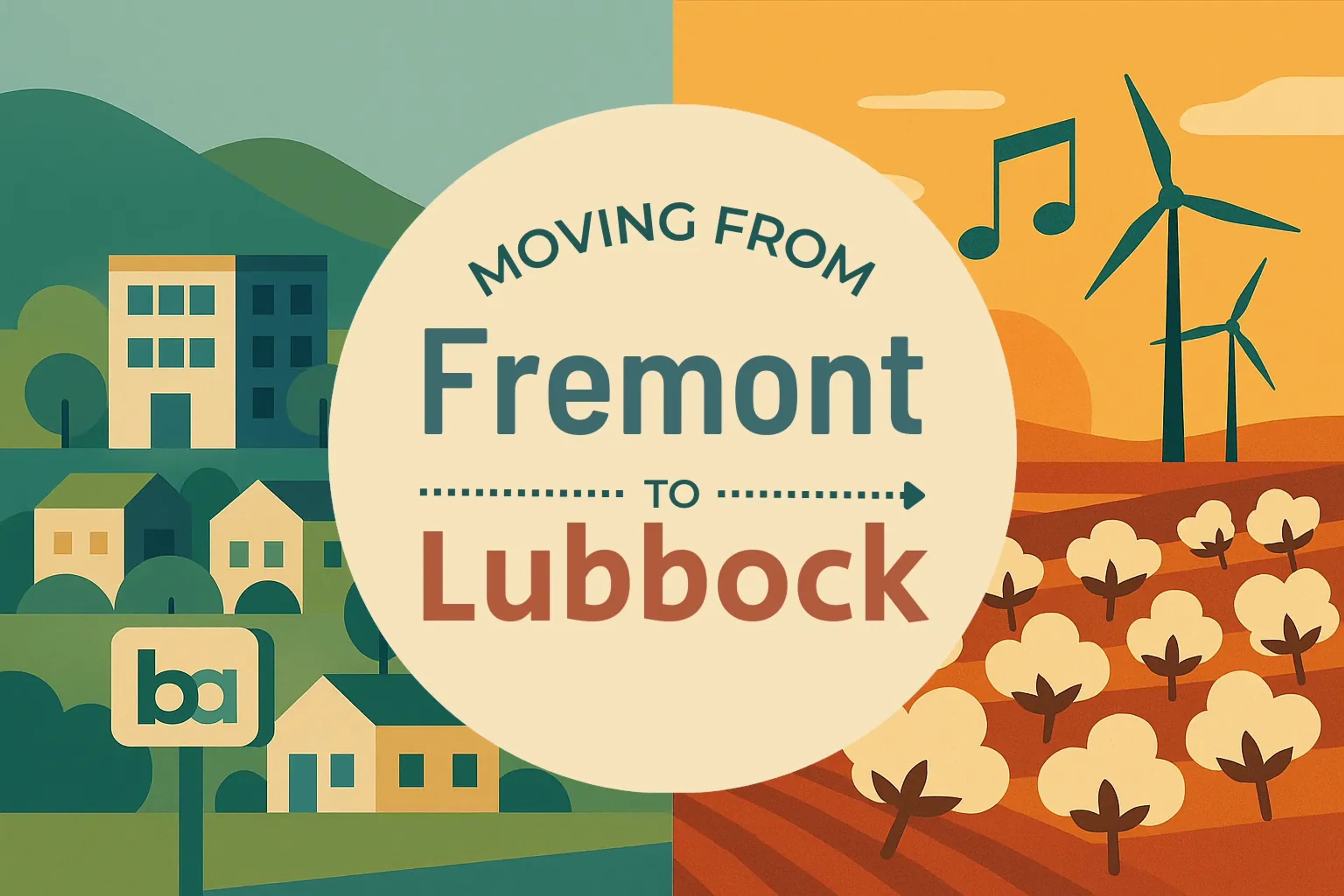 Side-by-side comparison of Fremont to Lubbock moving companies