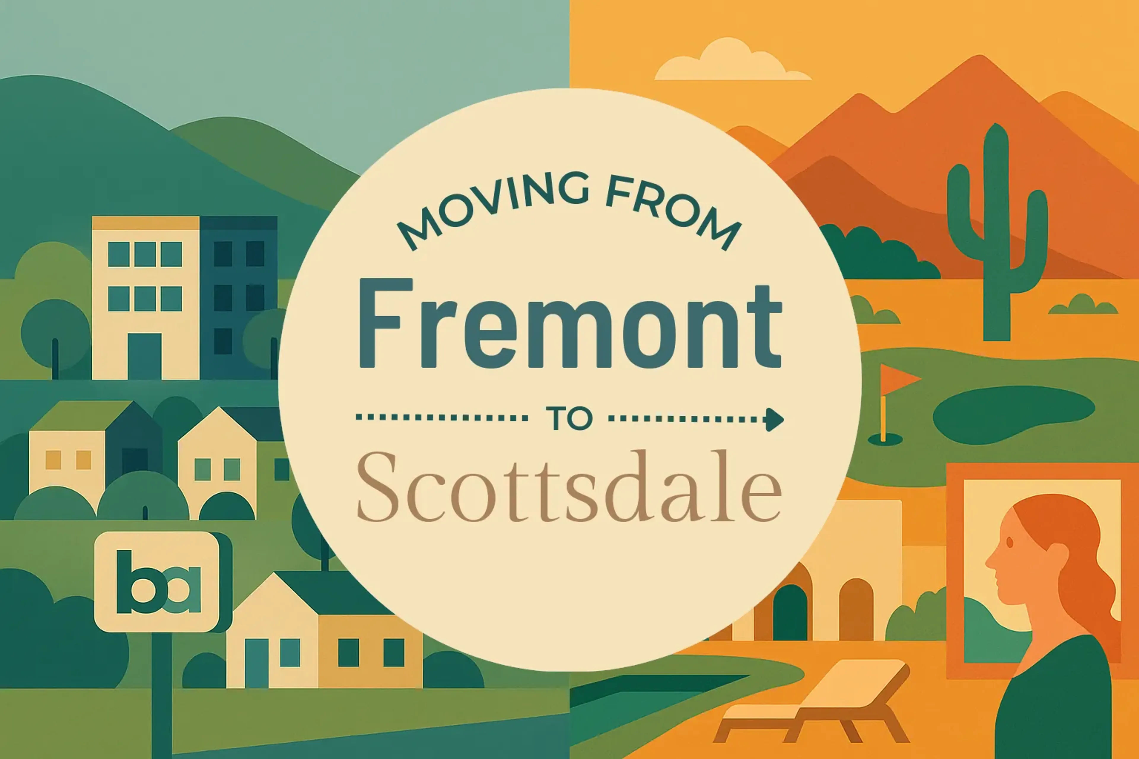Side-by-side comparison of Fremont to Scottsdale moving companies