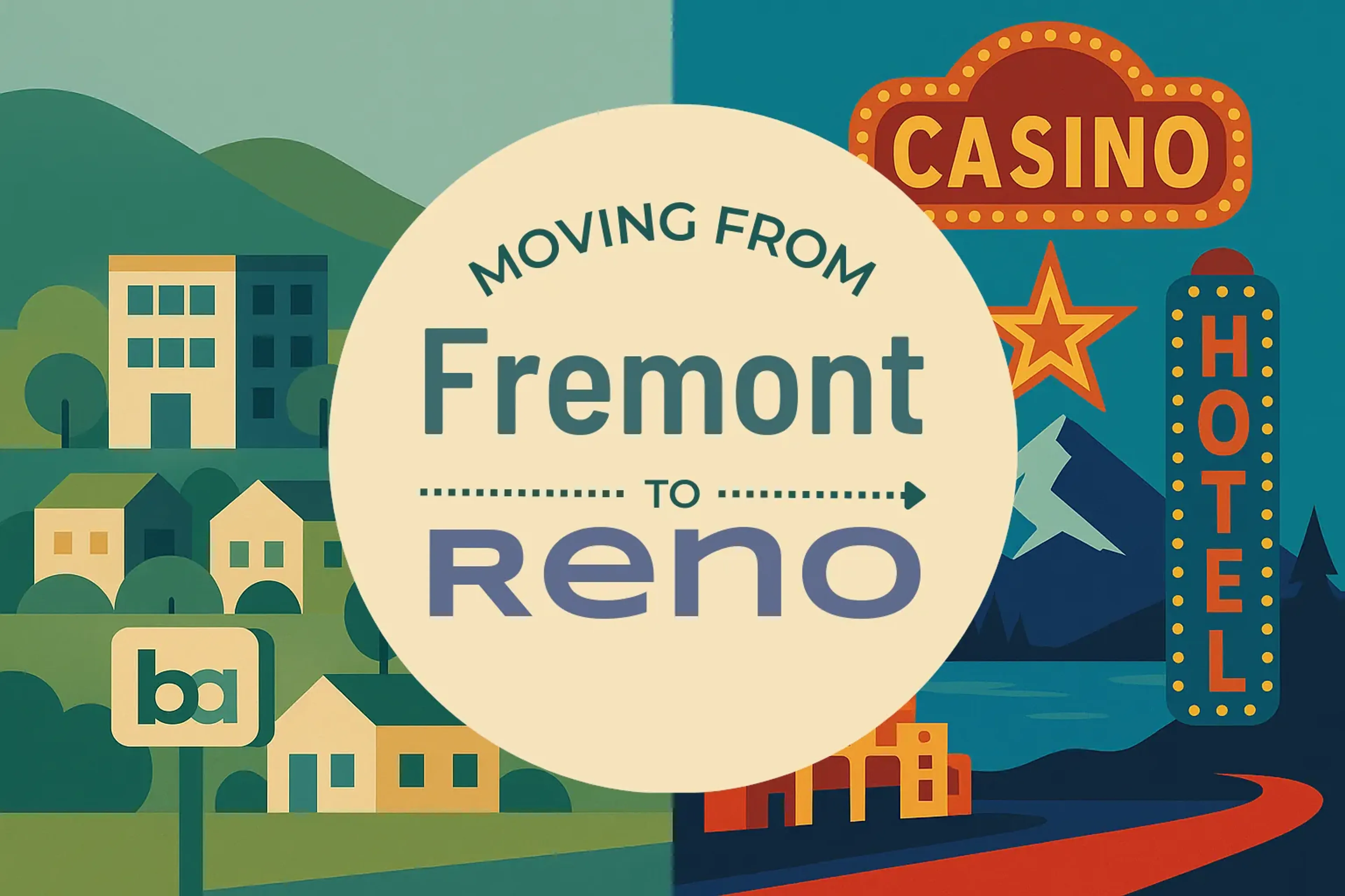Side-by-side comparison of Fremont to Reno moving companies