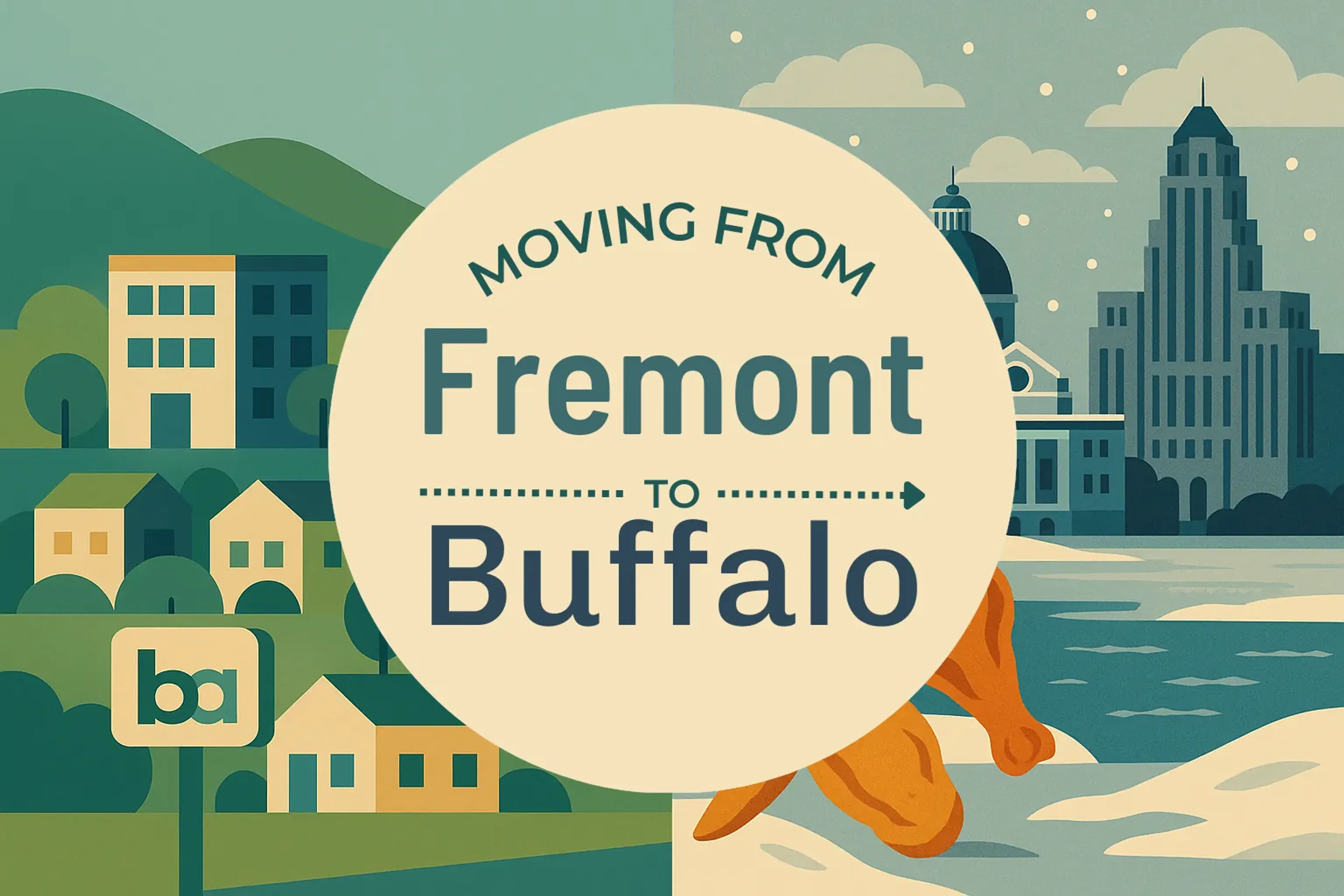 Side-by-side comparison of Fremont to Buffalo moving companies