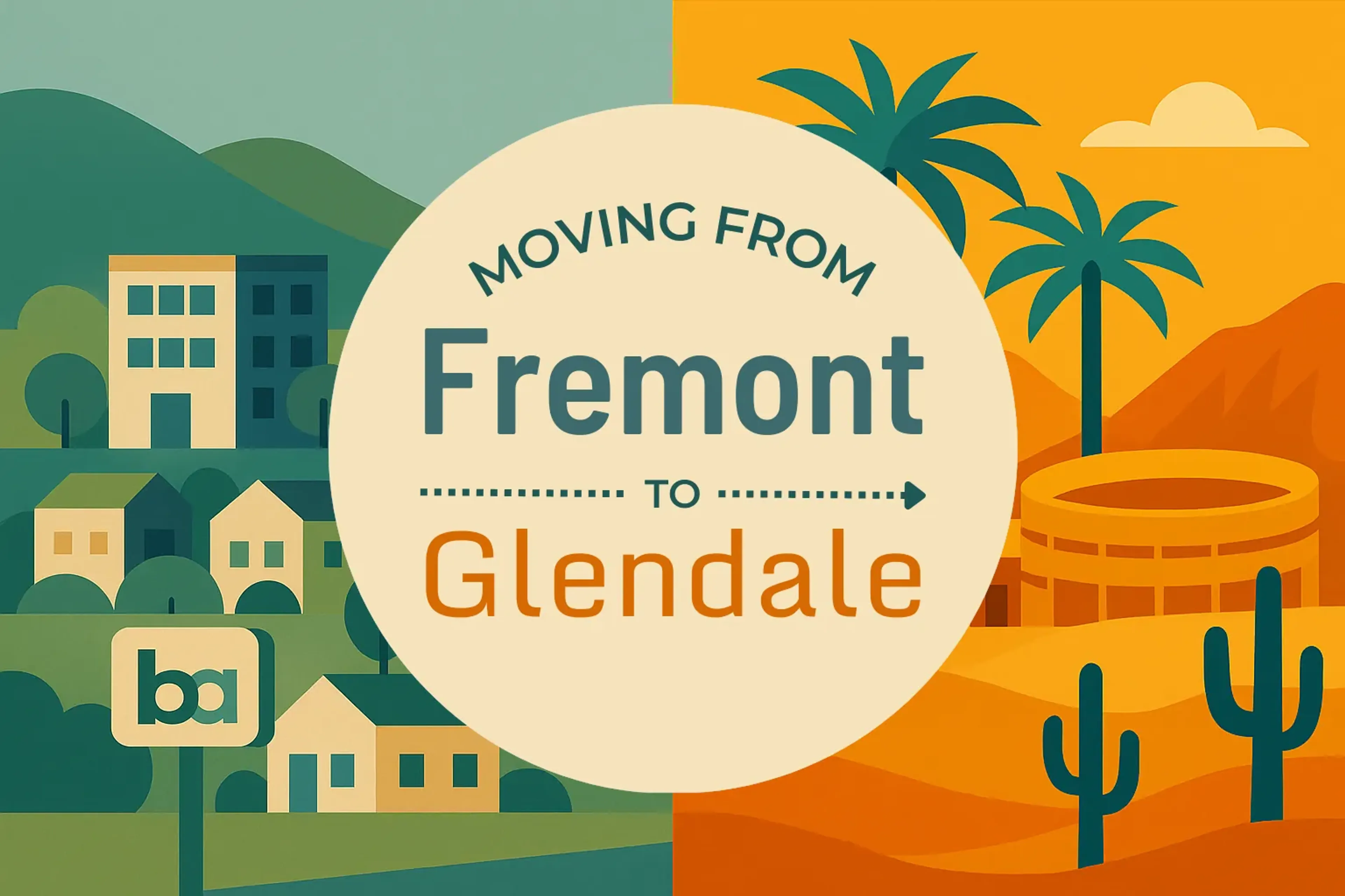 Side-by-side comparison of Fremont to Glendale moving companies