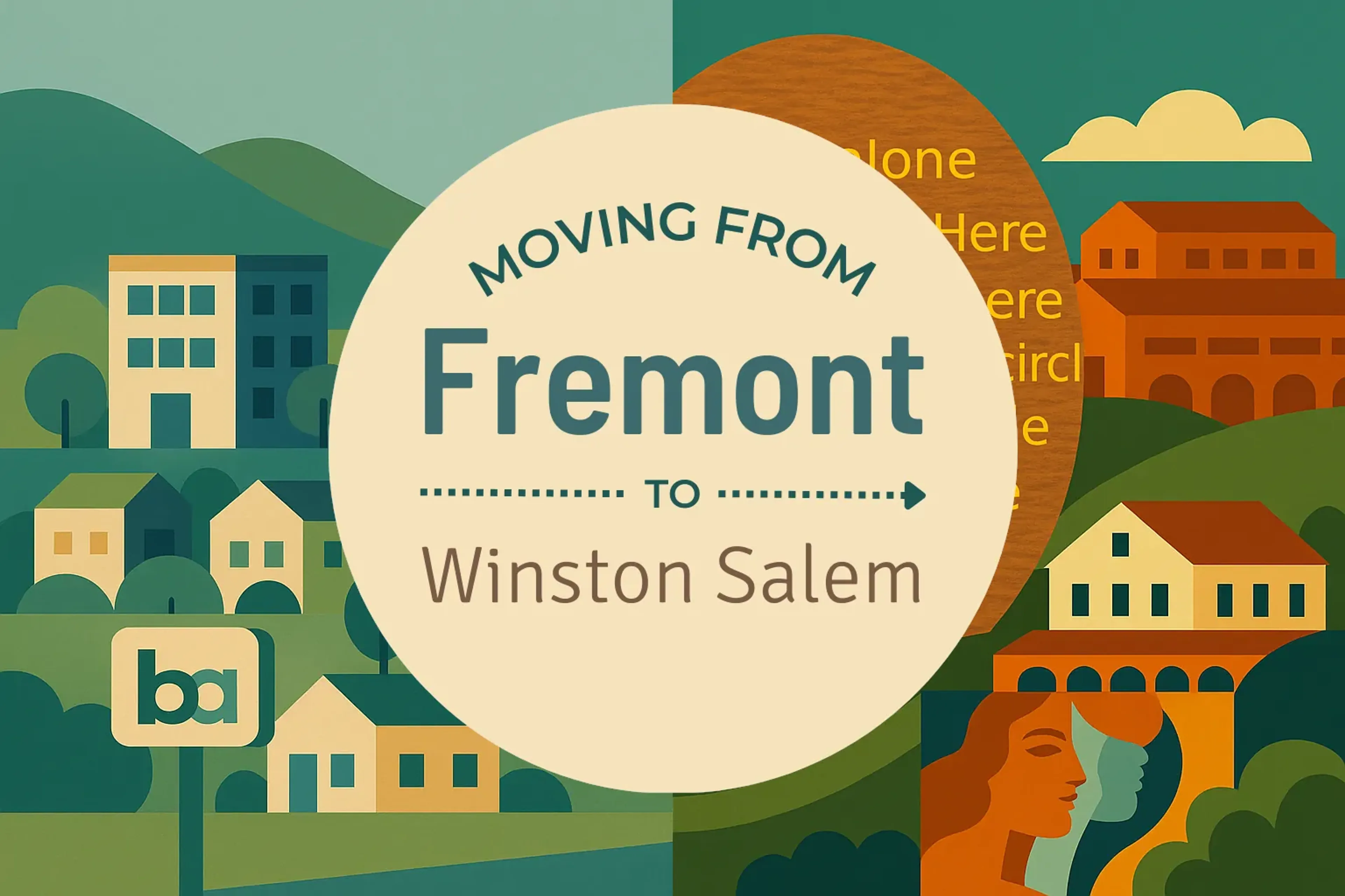 Side-by-side comparison of Fremont to Winston Salem moving companies