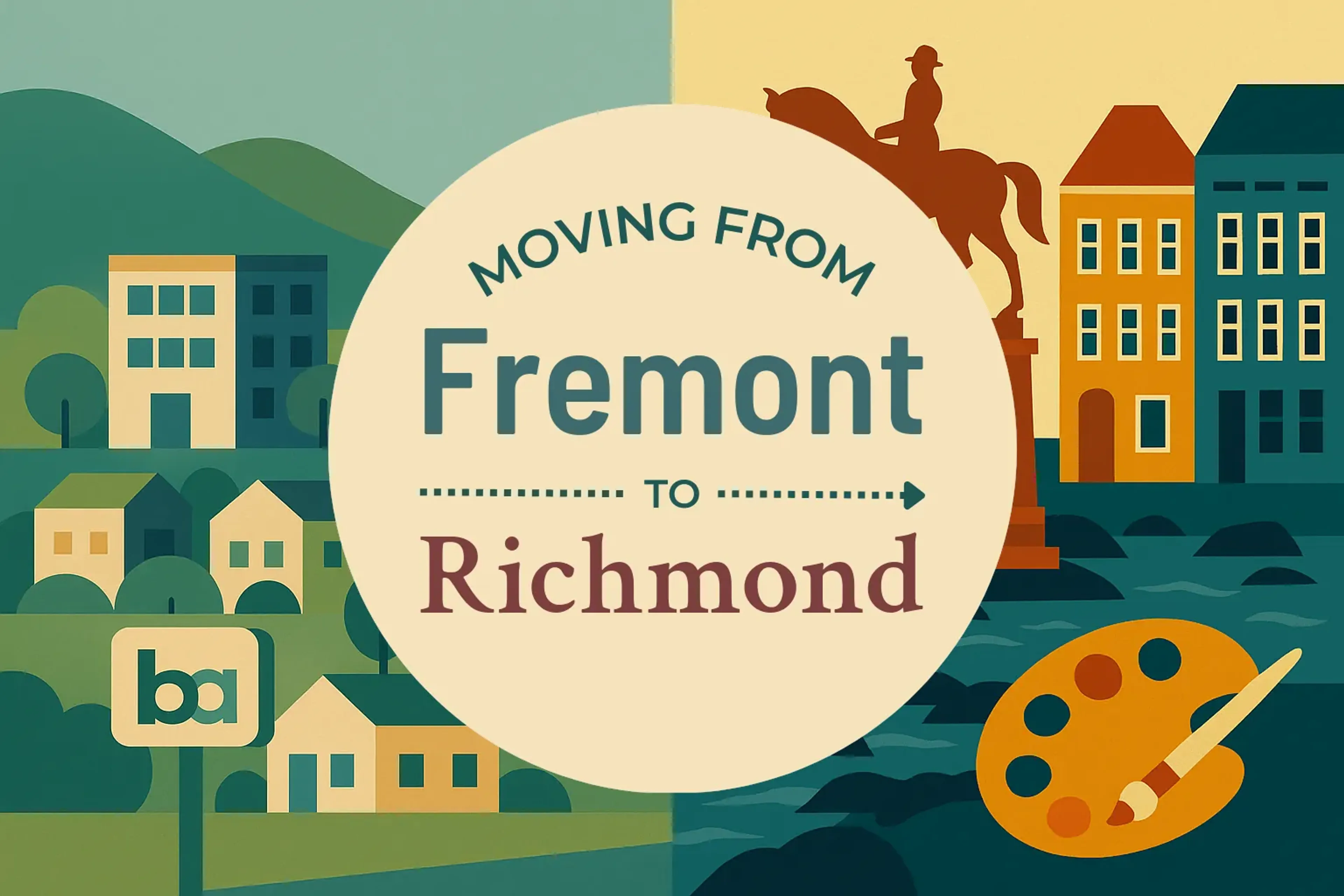 Side-by-side comparison of Fremont to Richmond moving companies