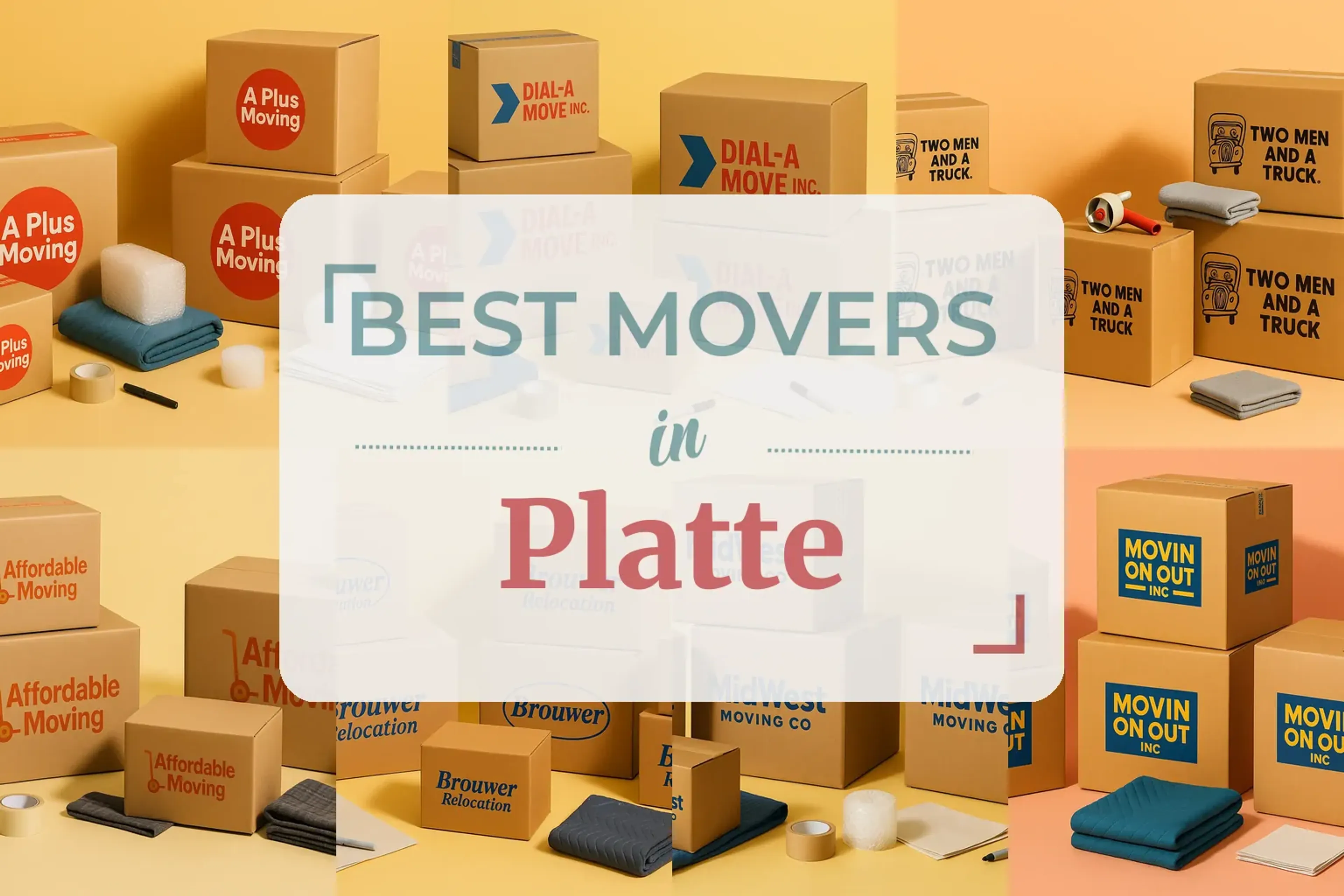 Side-by-side comparison of Platte moving companies