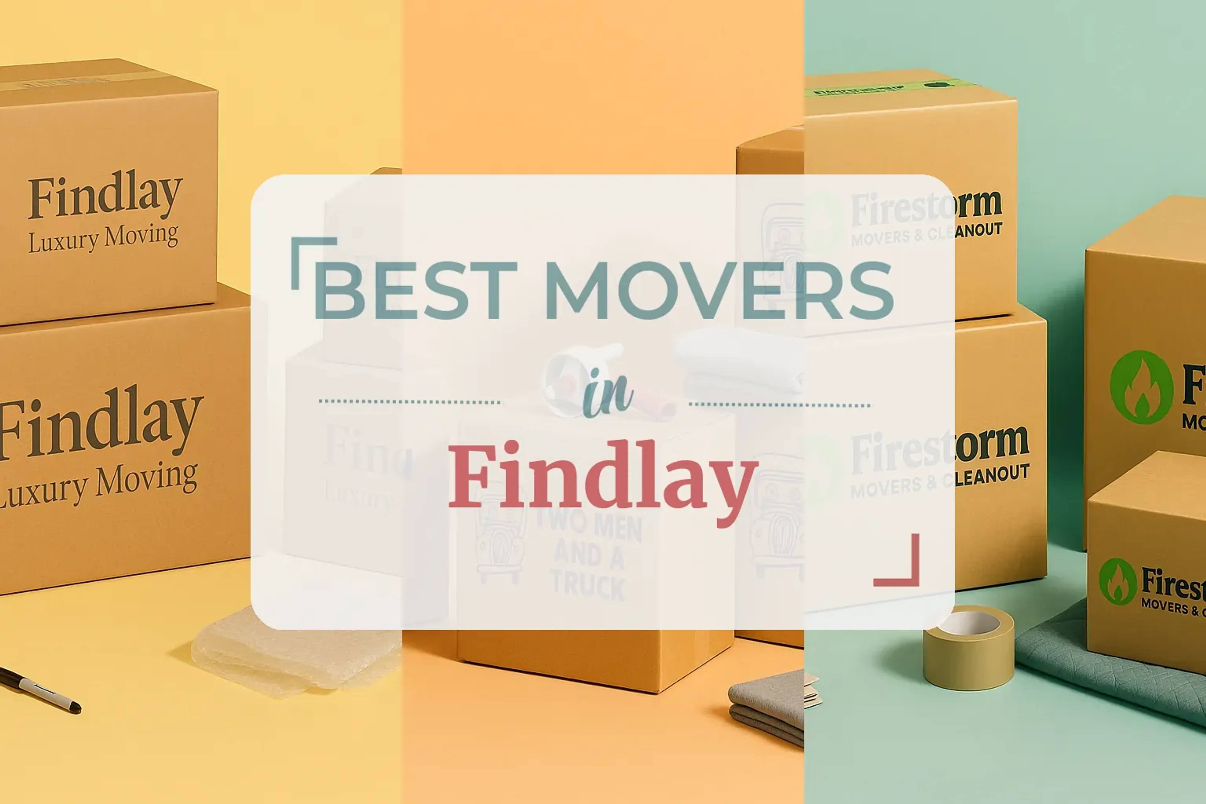 Side-by-side comparison of Findlay moving companies