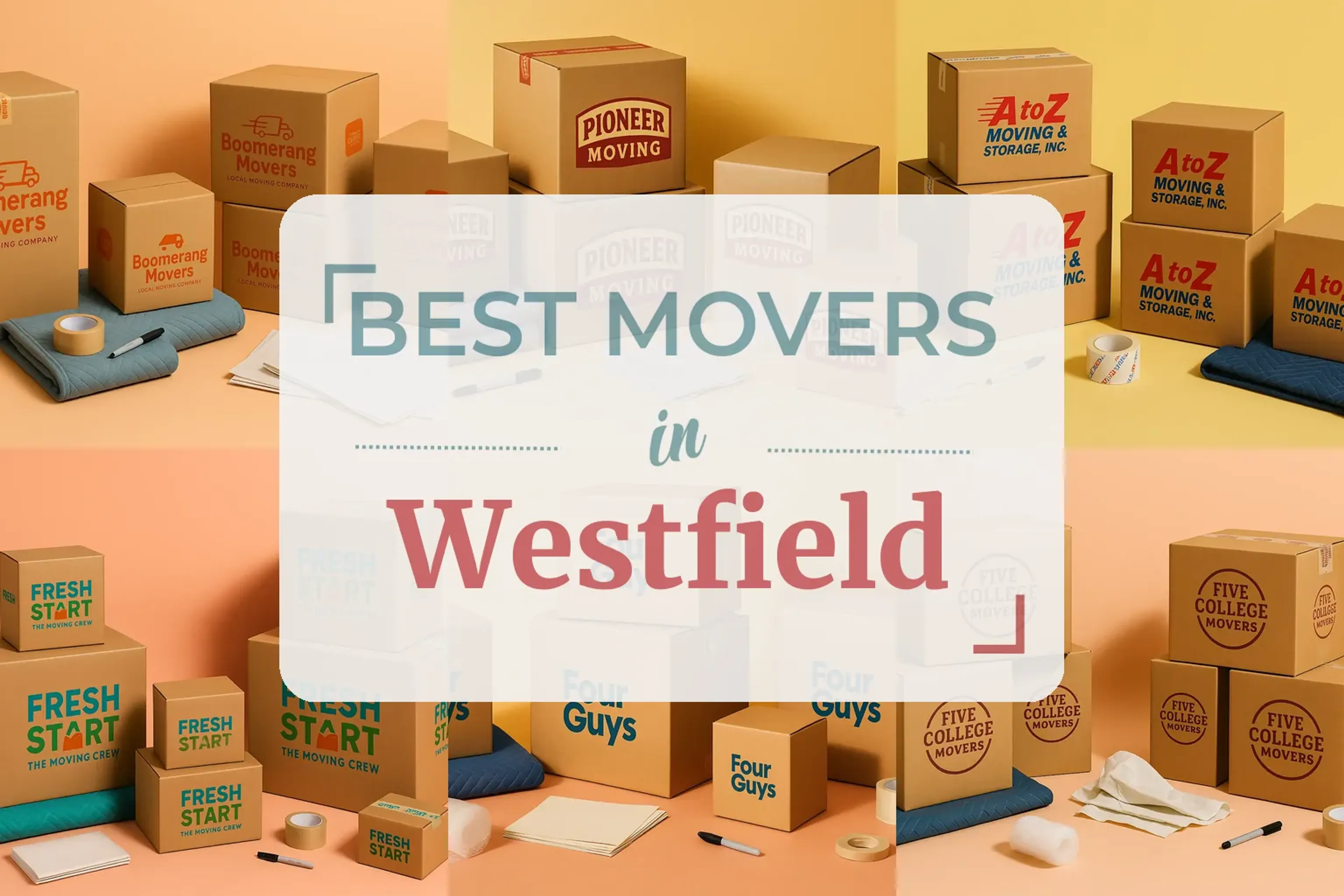 Side-by-side comparison of Westfield moving companies