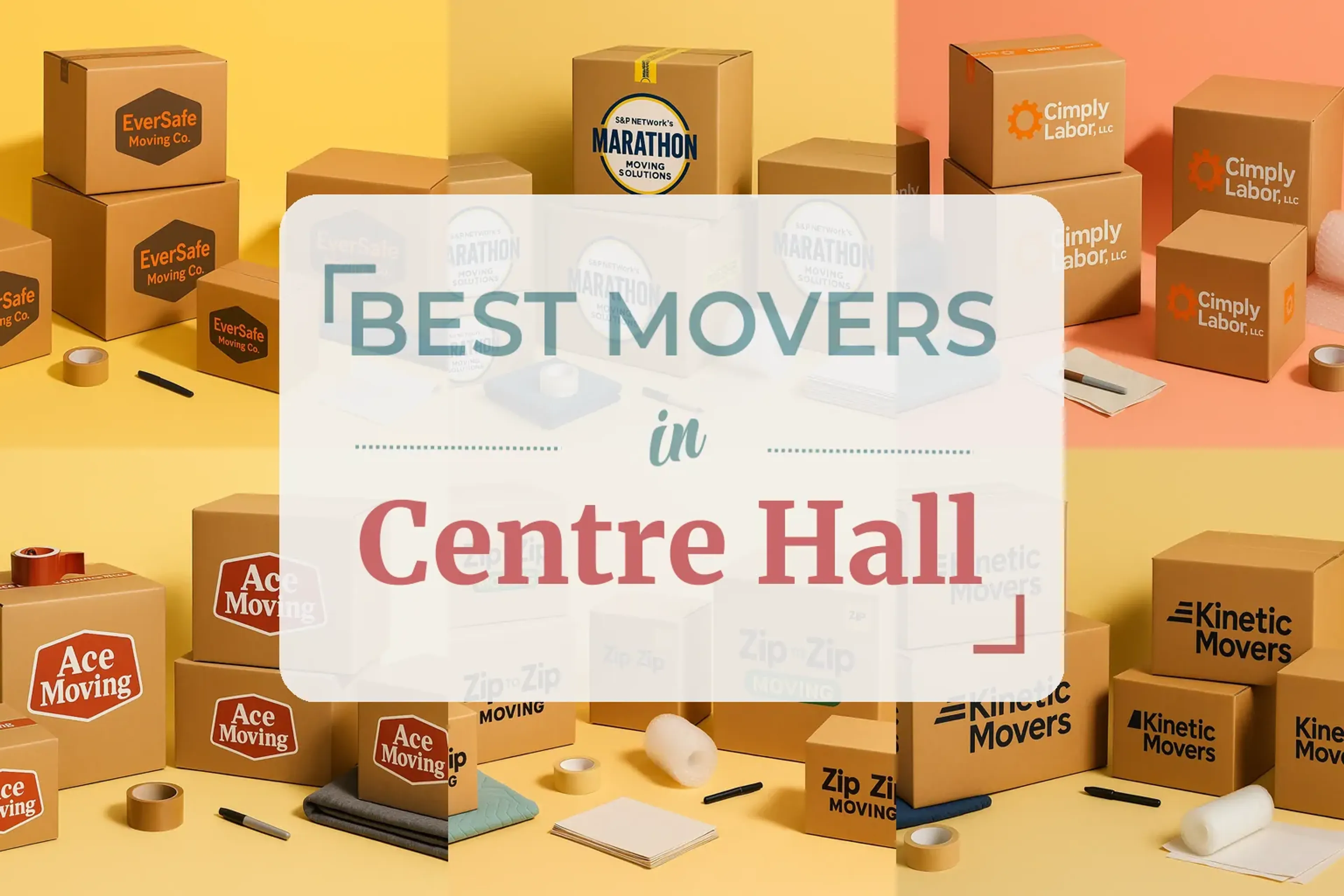 Side-by-side comparison of Centre Hall moving companies