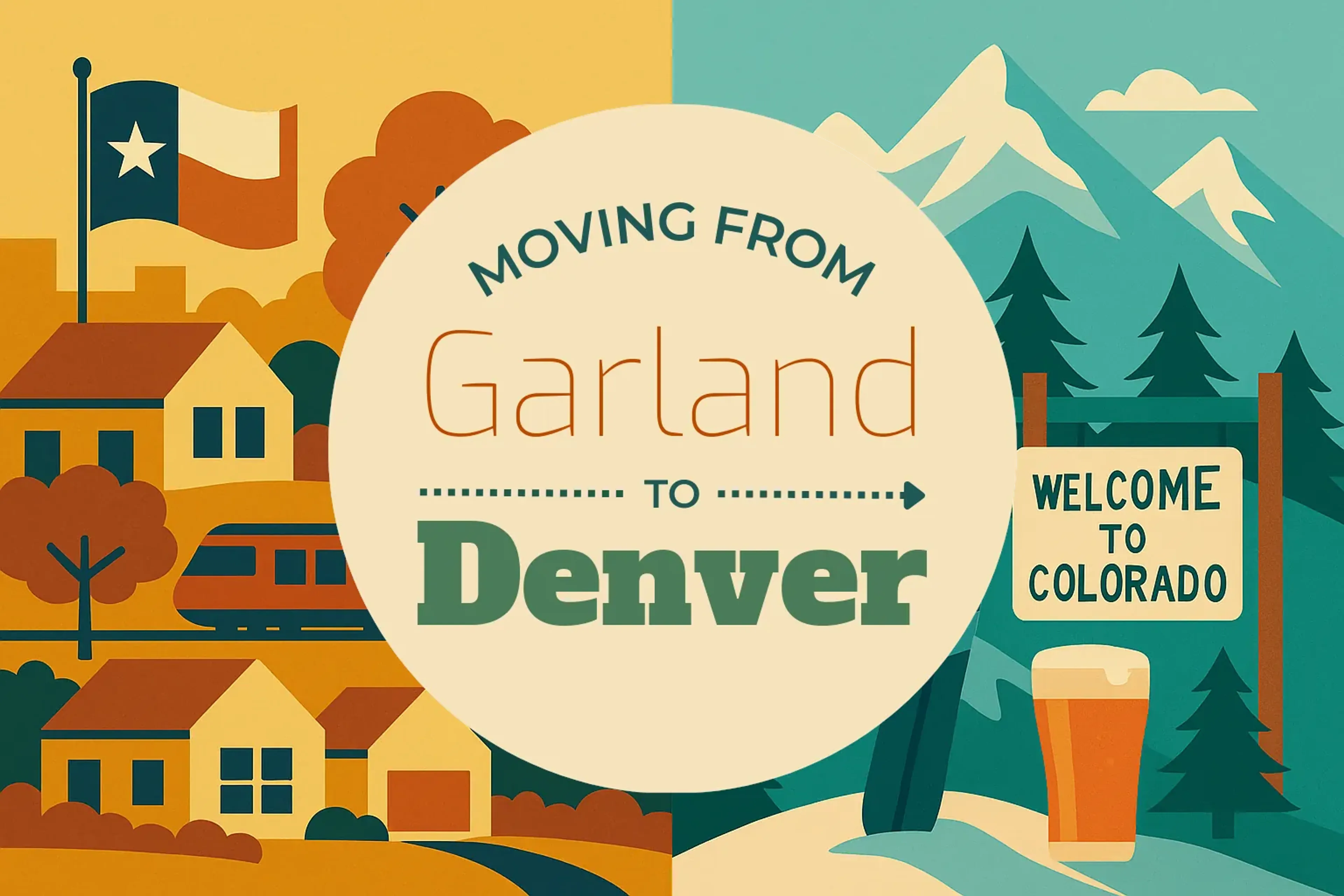 Side-by-side comparison of Garland to Denver moving companies