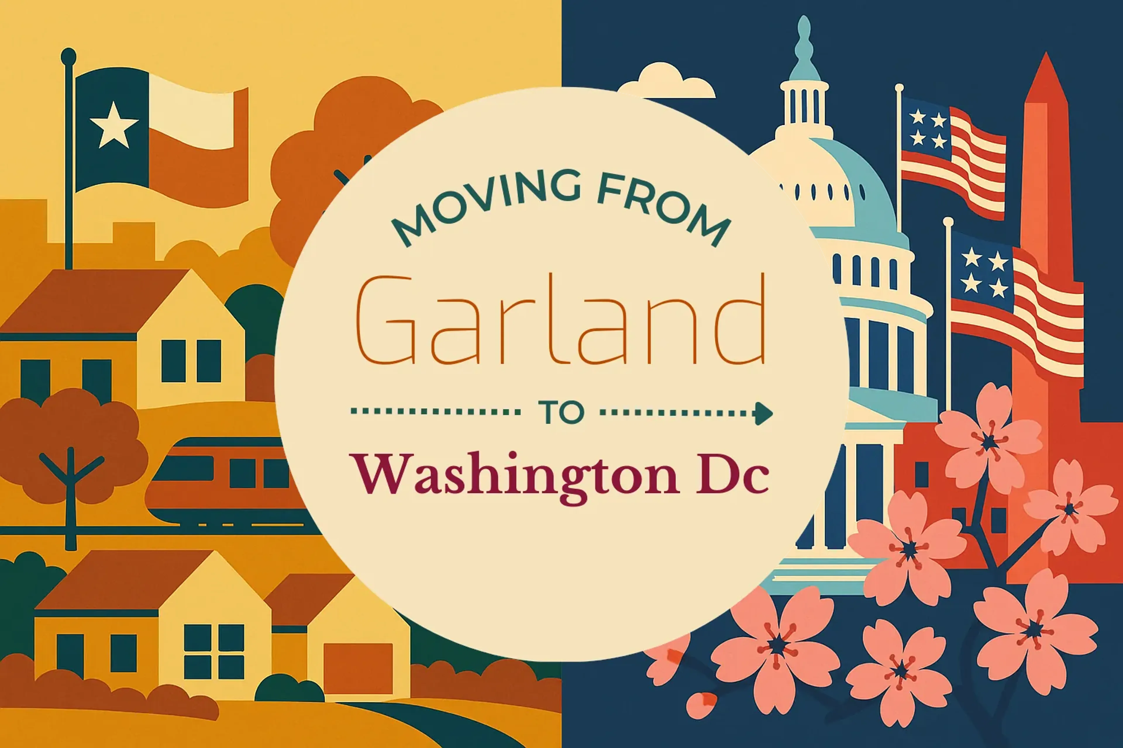 Side-by-side comparison of Garland to Washington DC moving companies