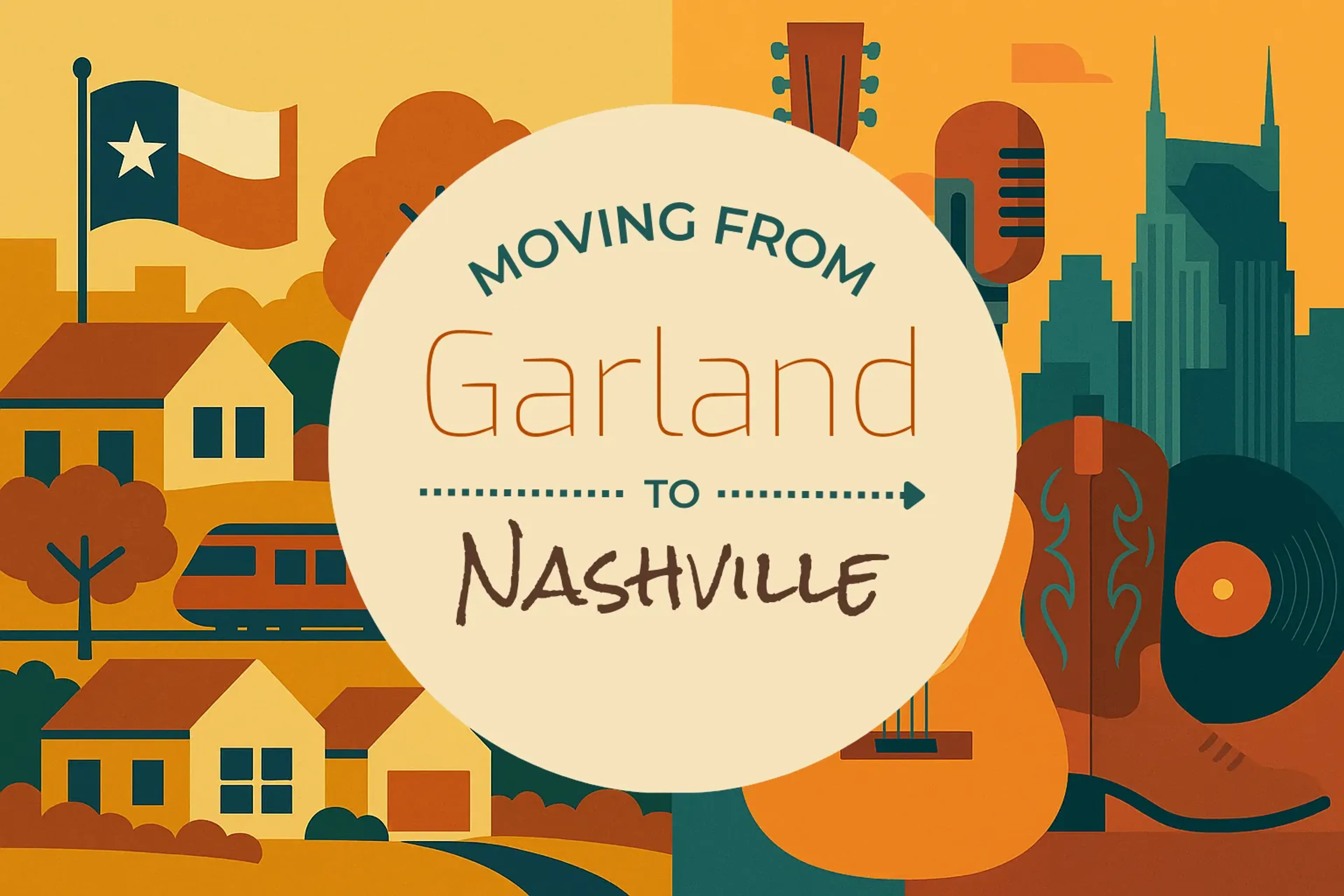 Side-by-side comparison of Garland to Nashville moving companies