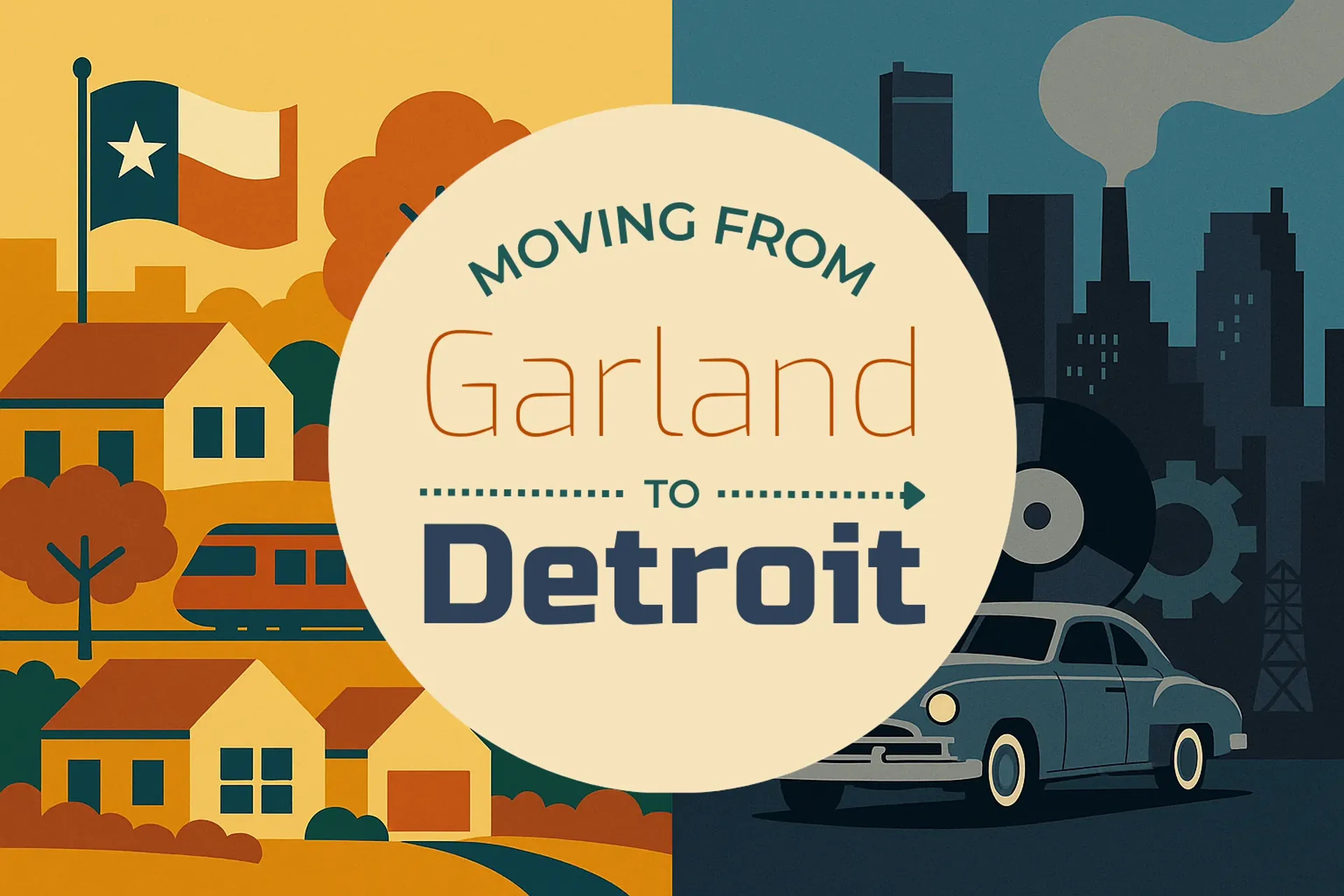 Side-by-side comparison of Garland to Detroit moving companies