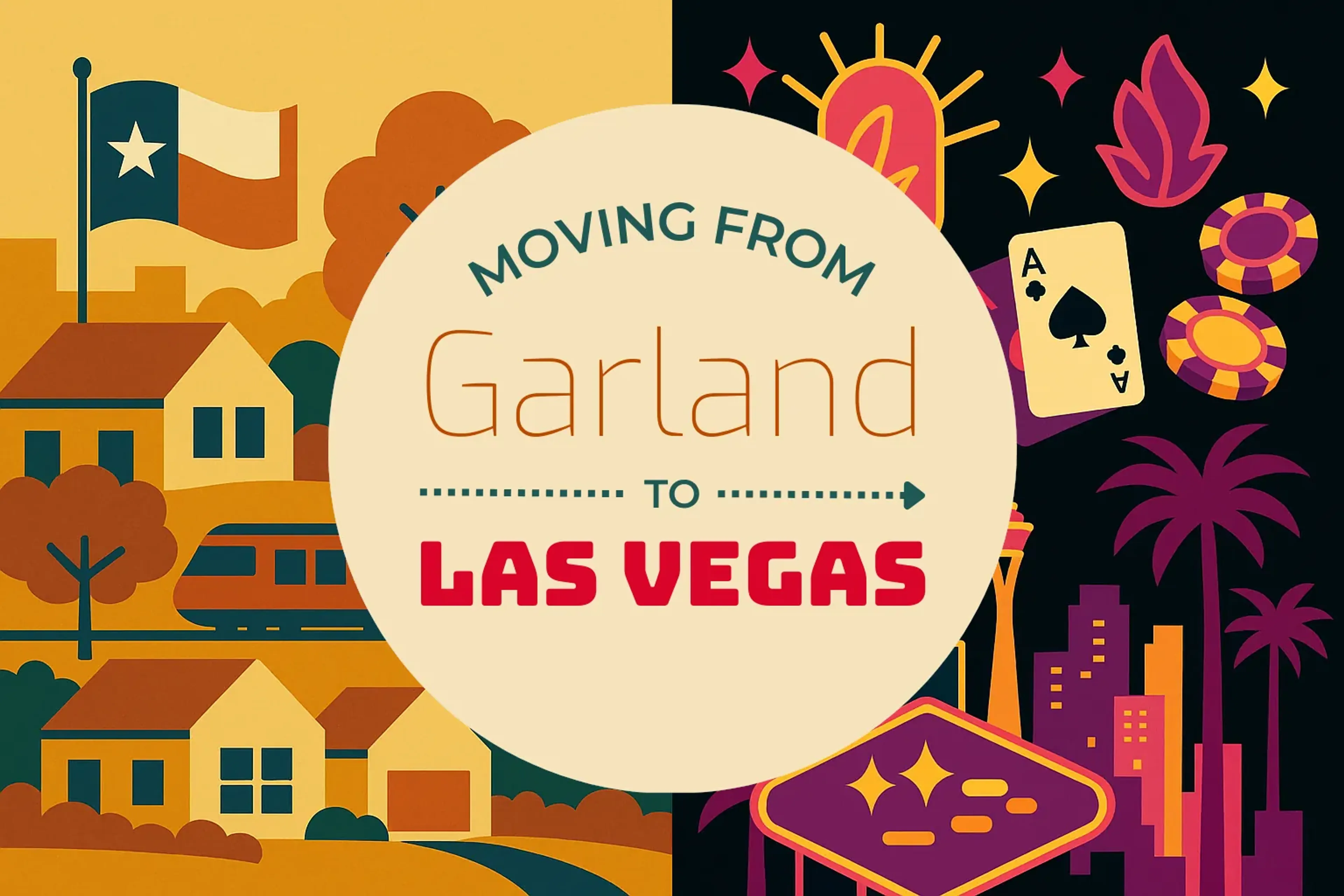 Side-by-side comparison of Garland to Las Vegas moving companies