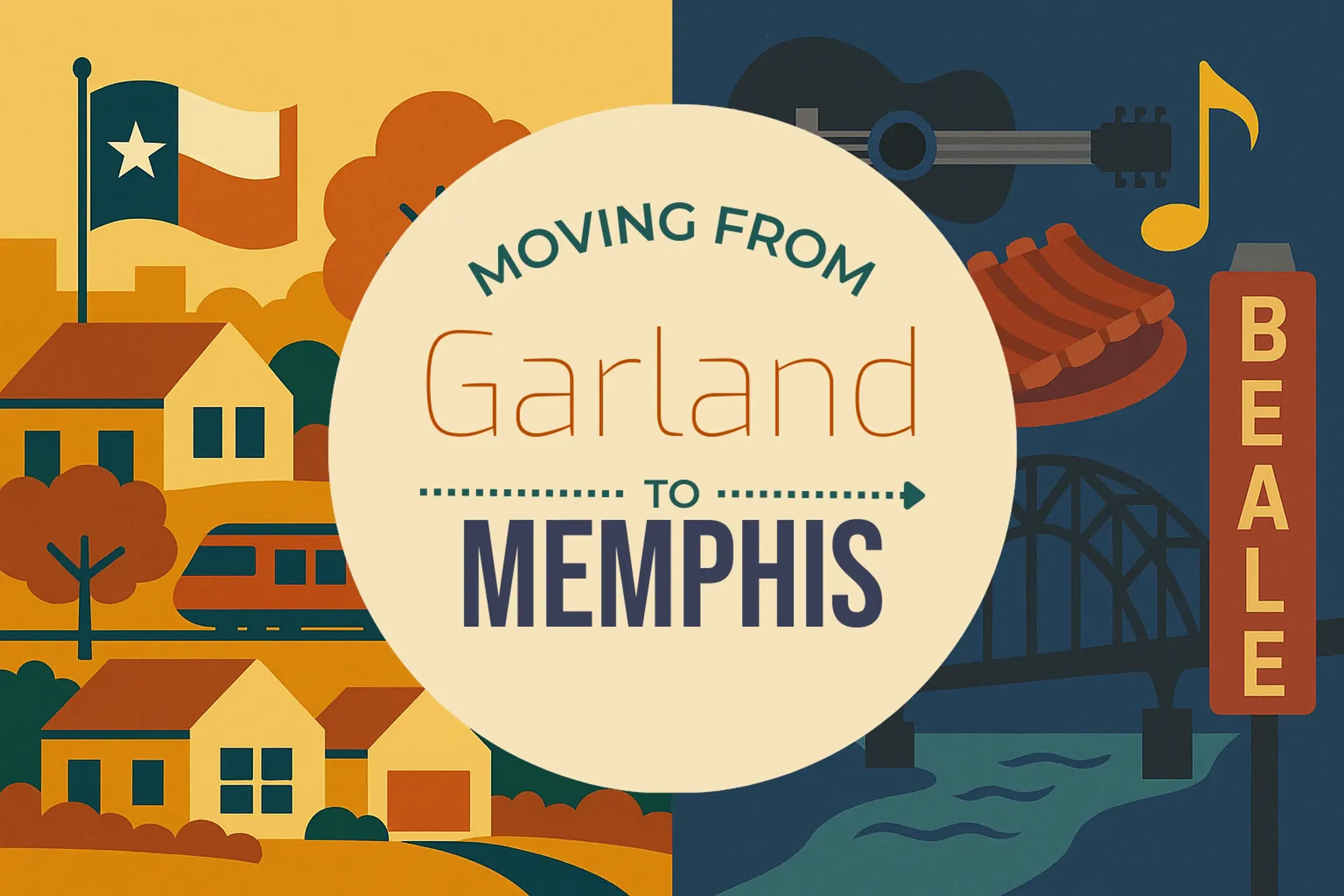 Side-by-side comparison of Garland to Memphis moving companies