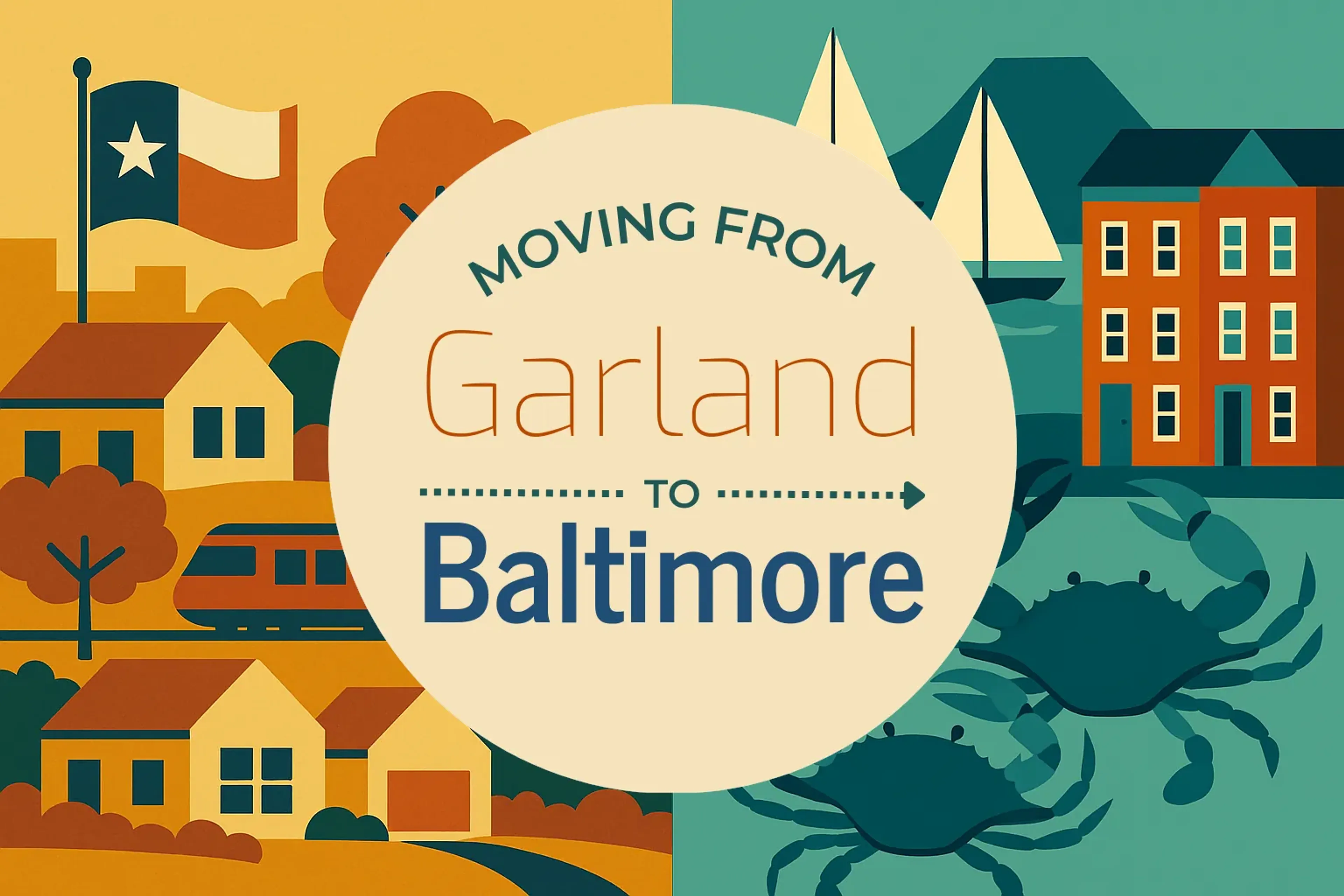 Side-by-side comparison of Garland to Baltimore moving companies
