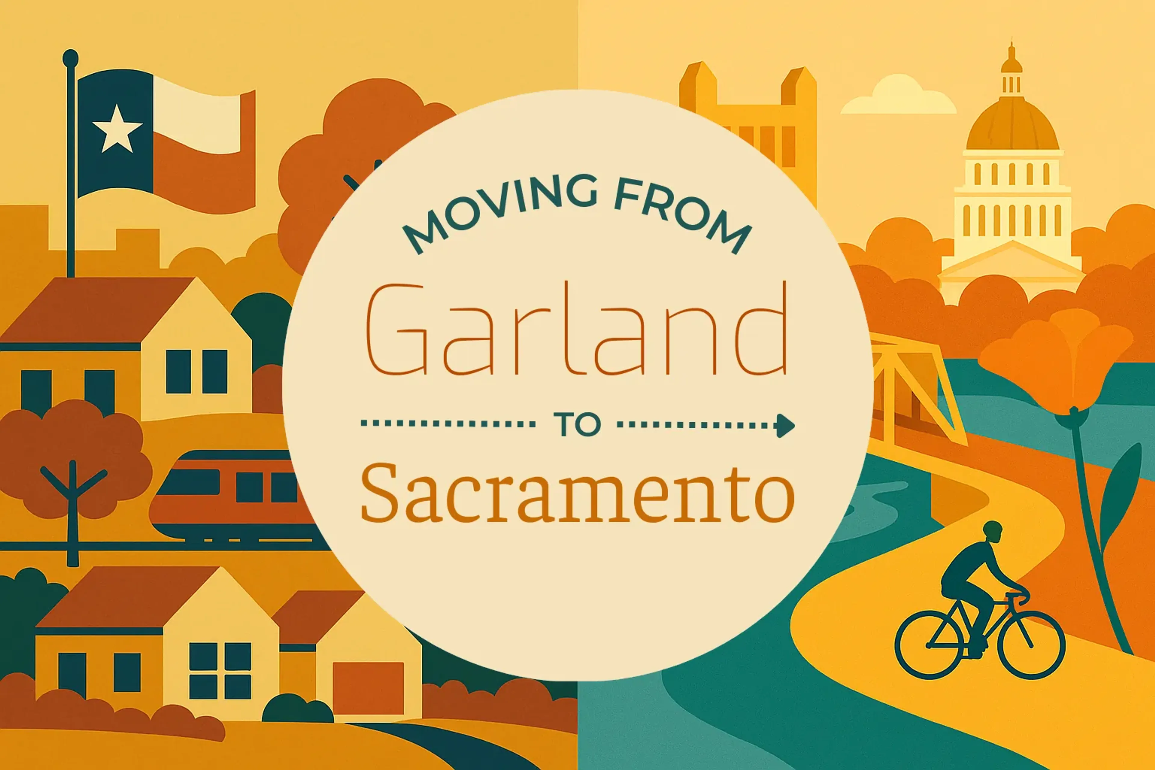 Side-by-side comparison of Garland to Sacramento moving companies