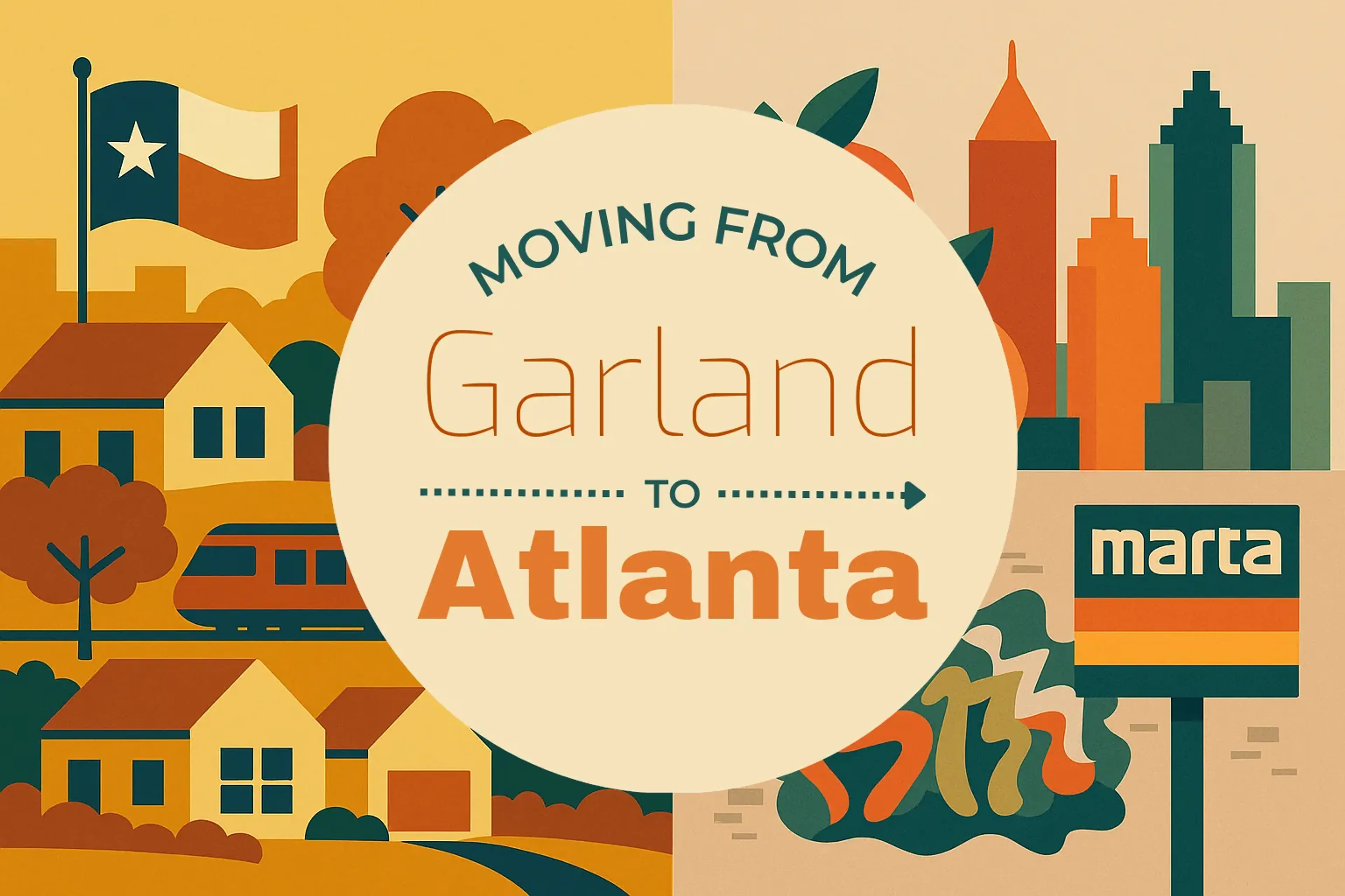 Side-by-side comparison of Garland to Atlanta moving companies
