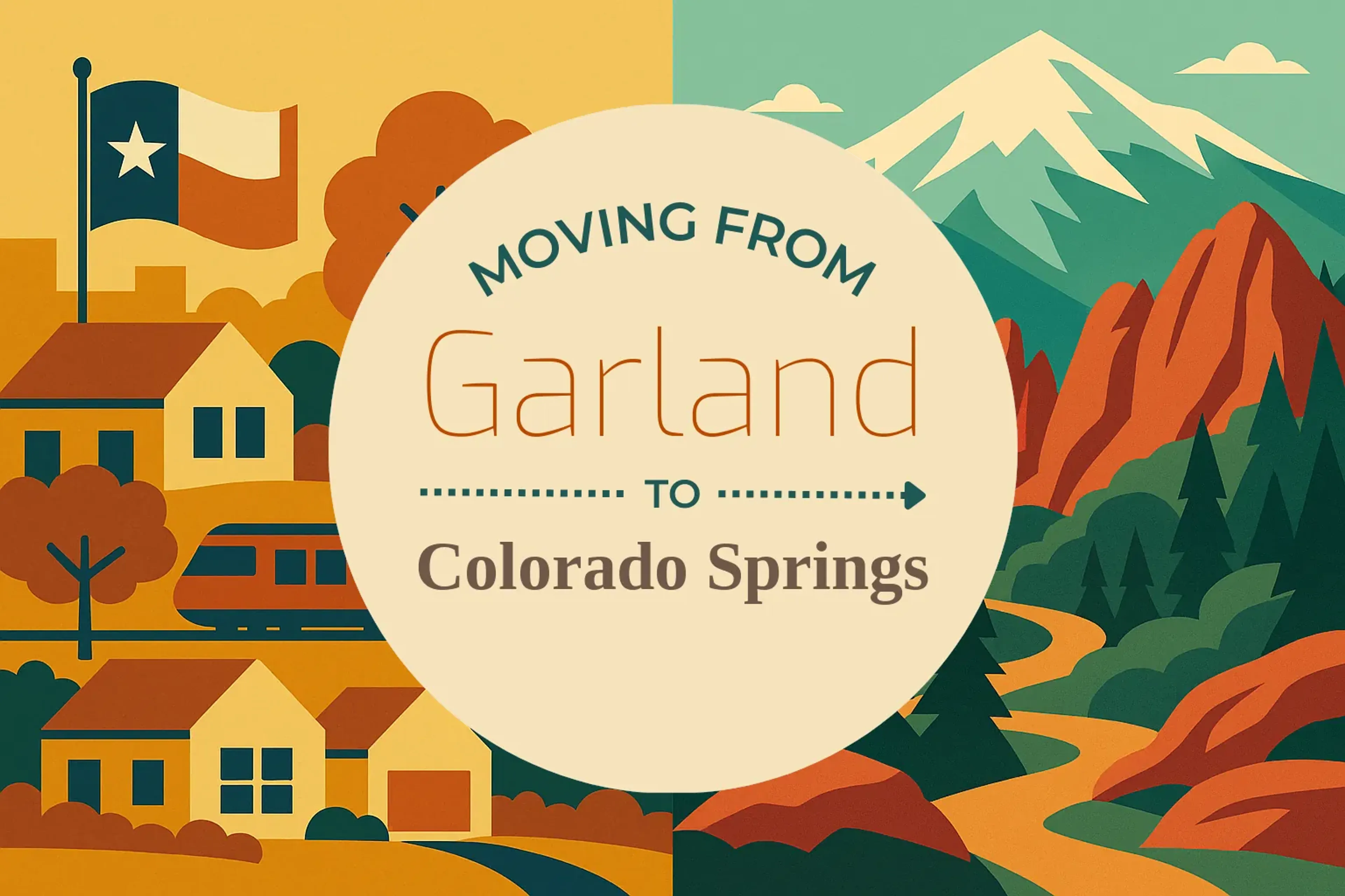 Side-by-side comparison of Garland to Colorado Springs moving companies