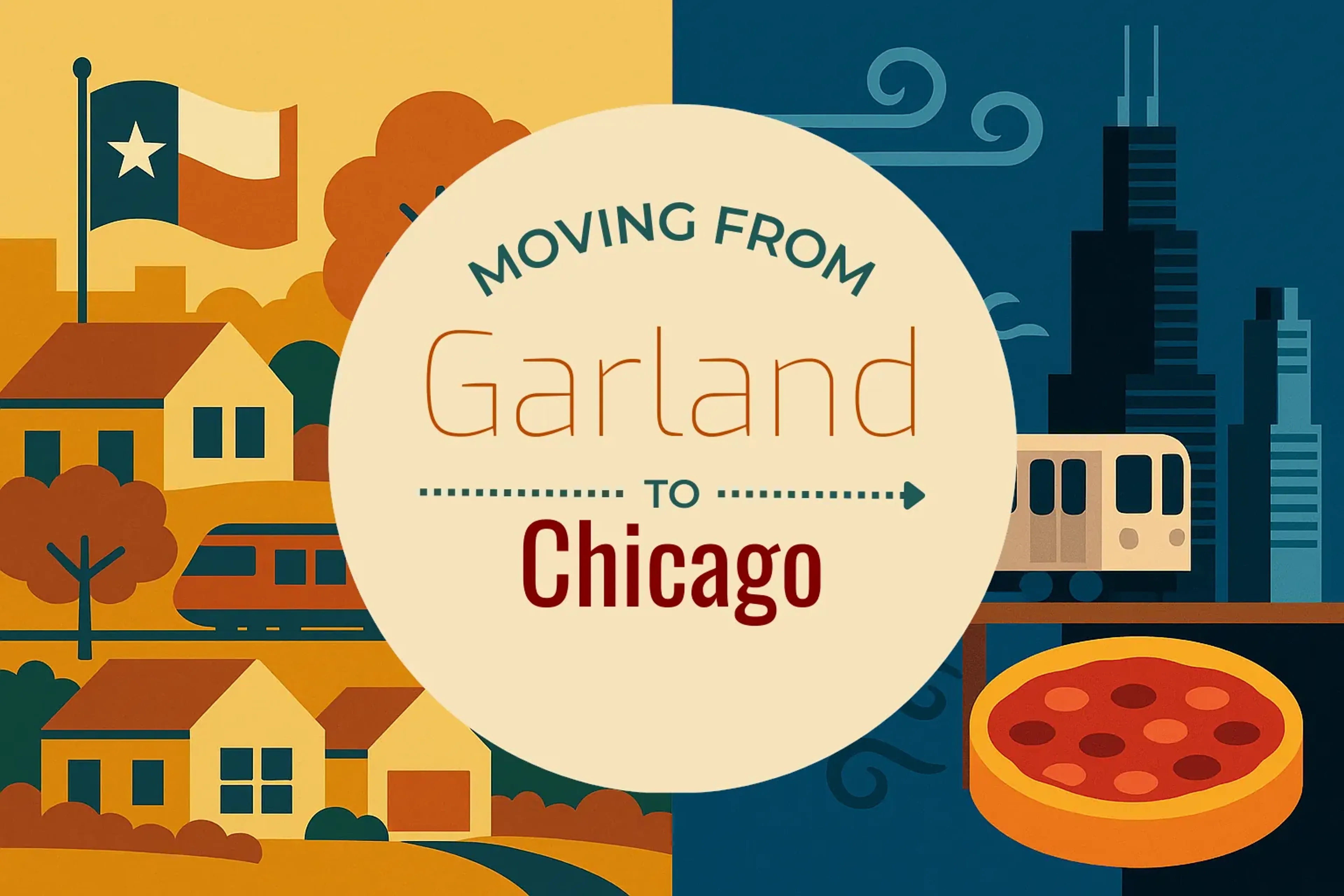 Side-by-side comparison of Garland to Chicago moving companies
