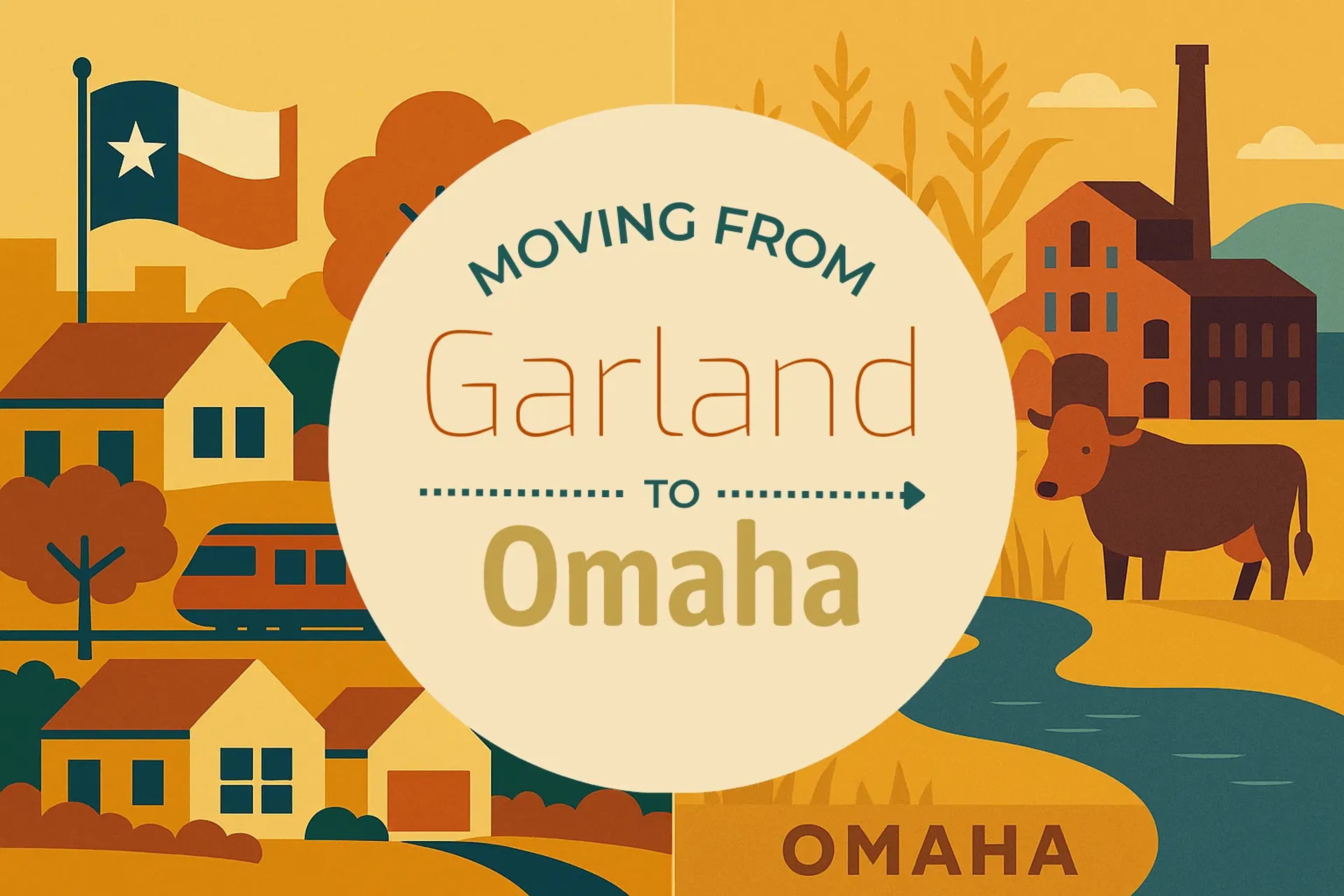 Side-by-side comparison of Garland to Omaha moving companies