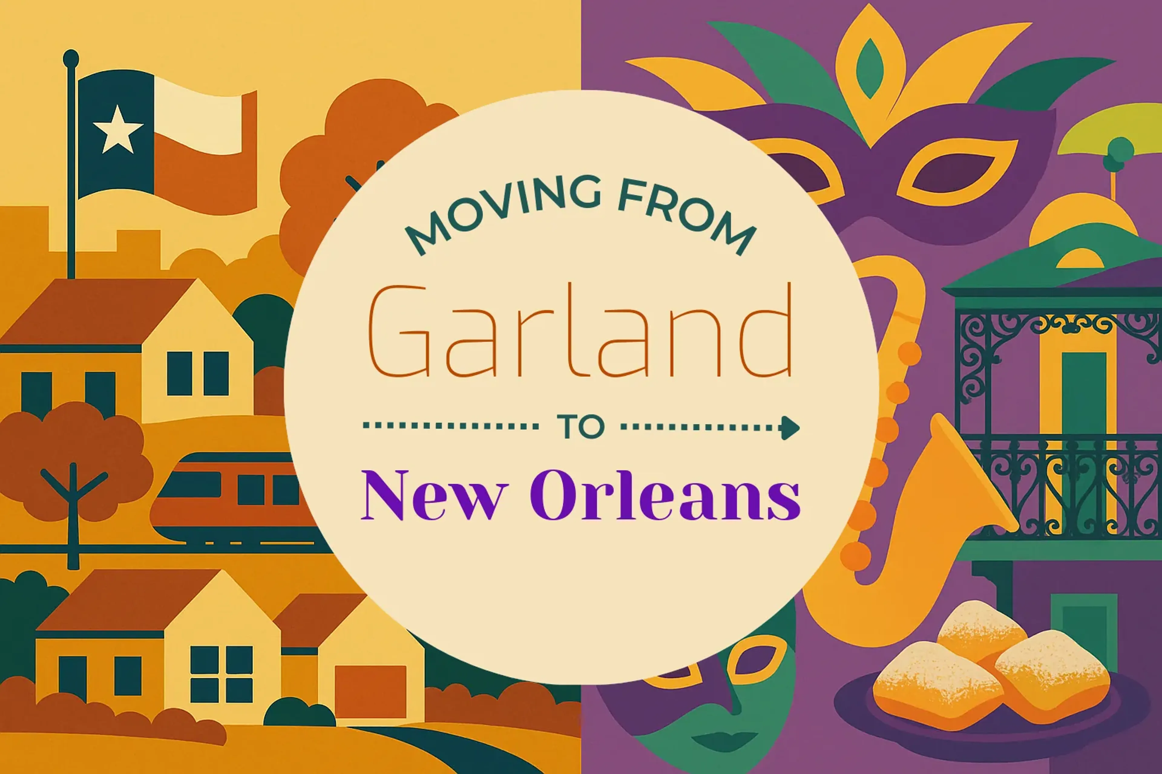 Side-by-side comparison of Garland to New Orleans moving companies