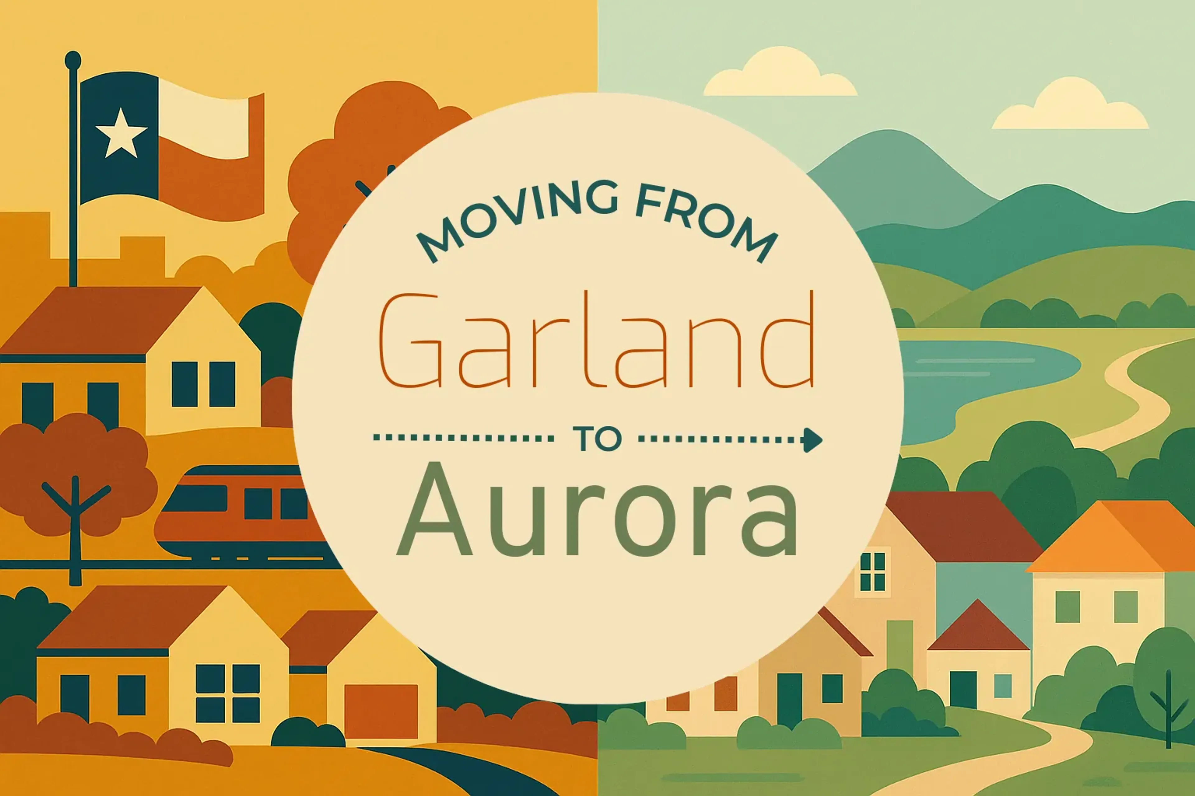 Side-by-side comparison of Garland to Aurora moving companies