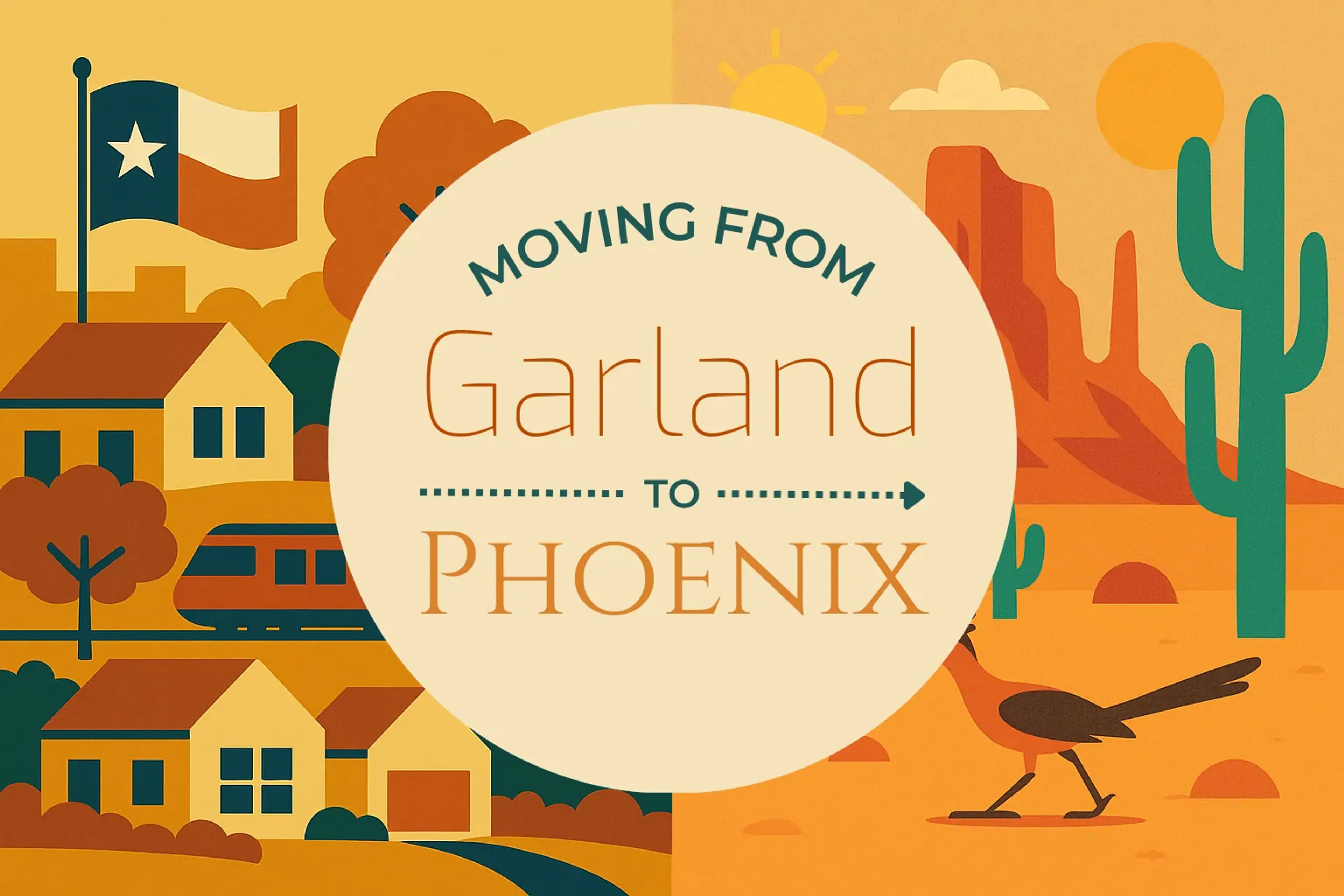 Side-by-side comparison of Garland to Phoenix moving companies