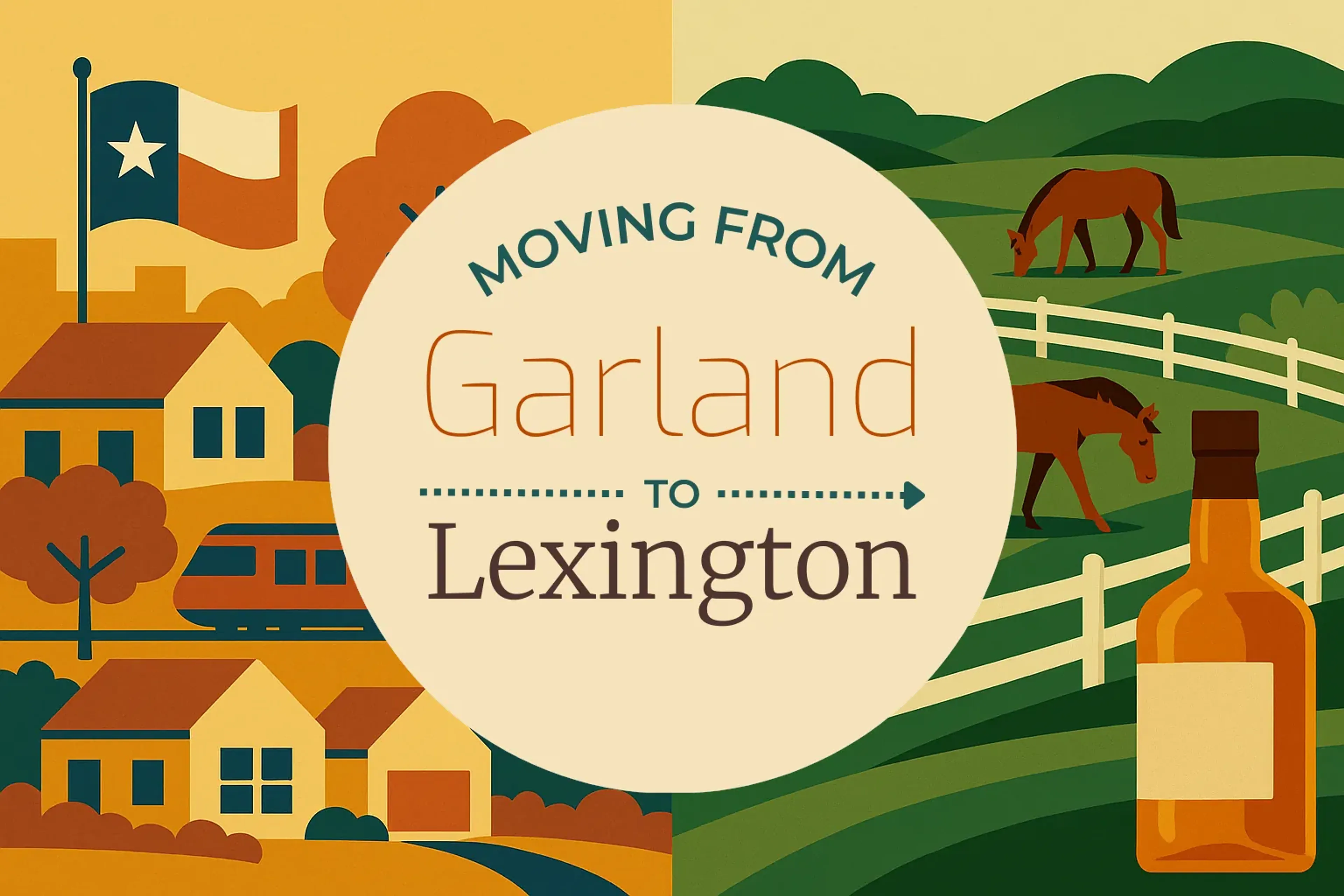 Side-by-side comparison of Garland to Lexington moving companies