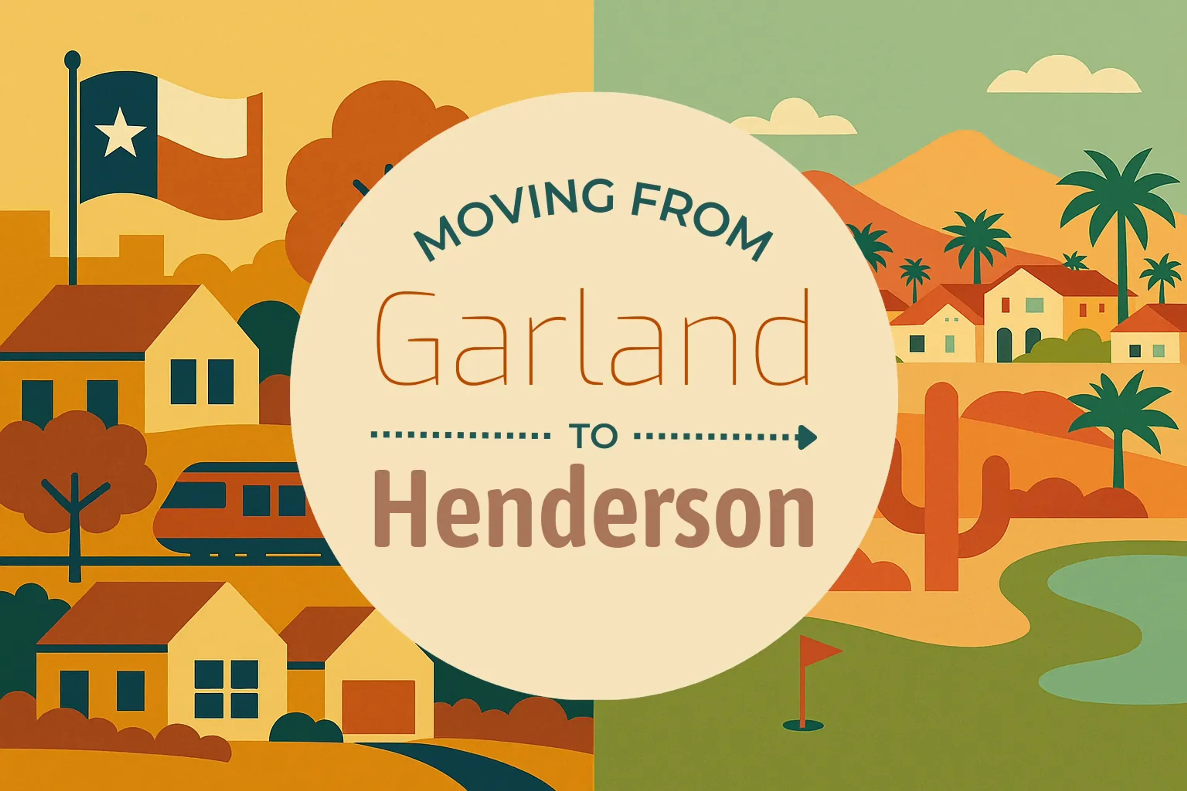 Side-by-side comparison of Garland to Henderson moving companies