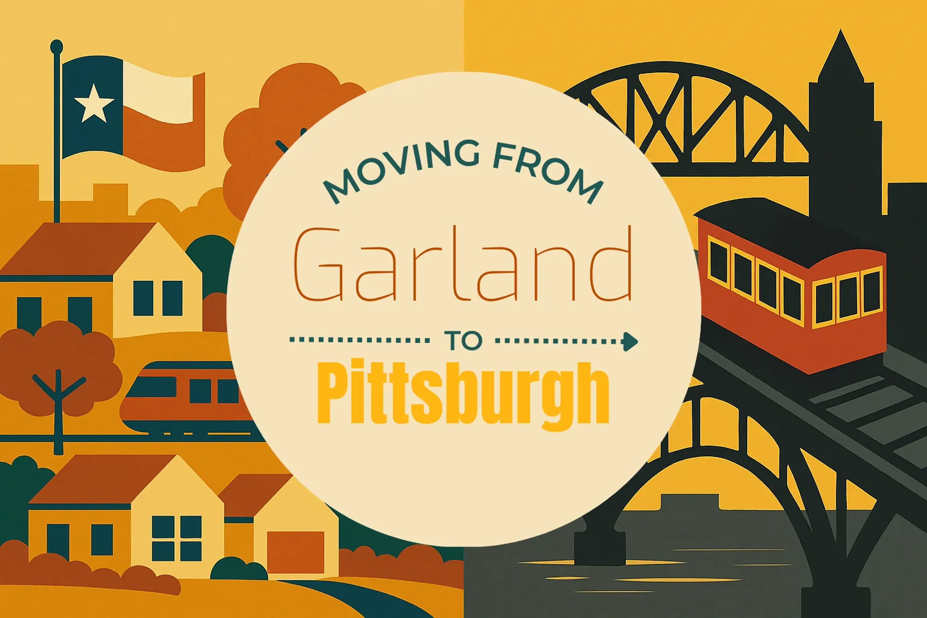 Side-by-side comparison of Garland to Pittsburgh moving companies