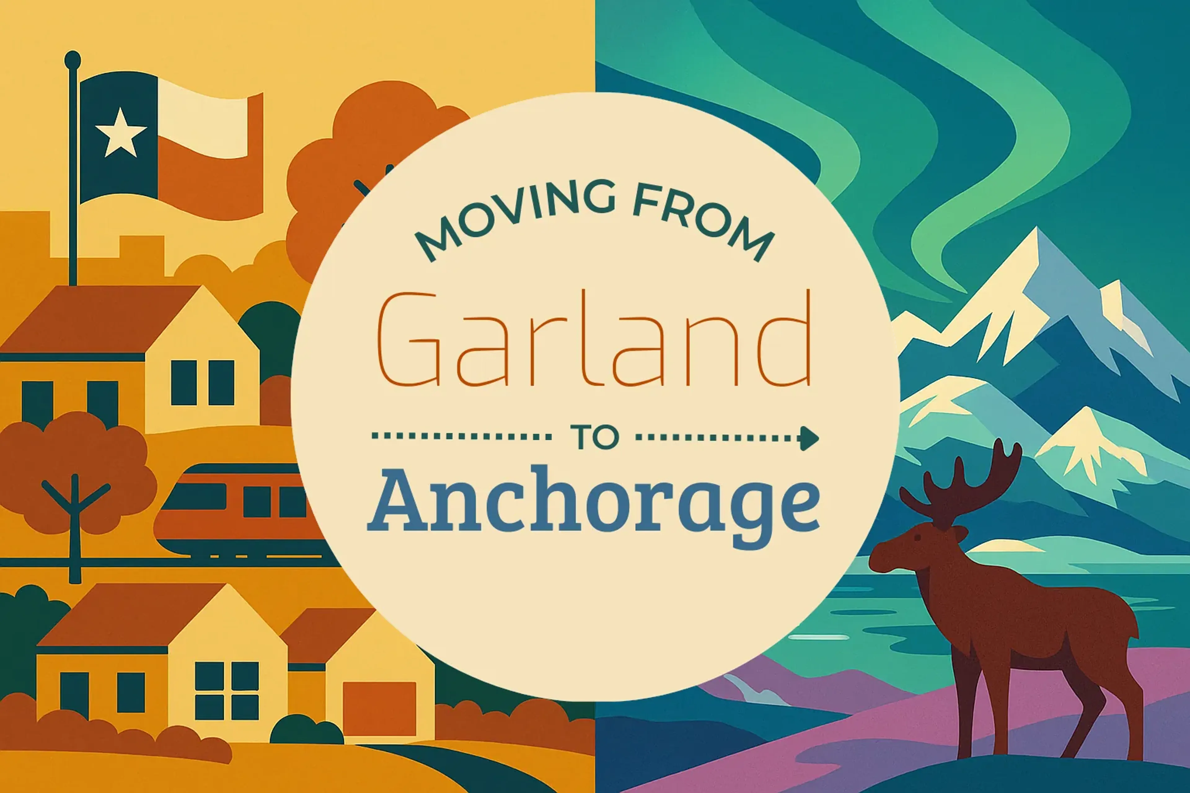 Side-by-side comparison of Garland to Anchorage moving companies