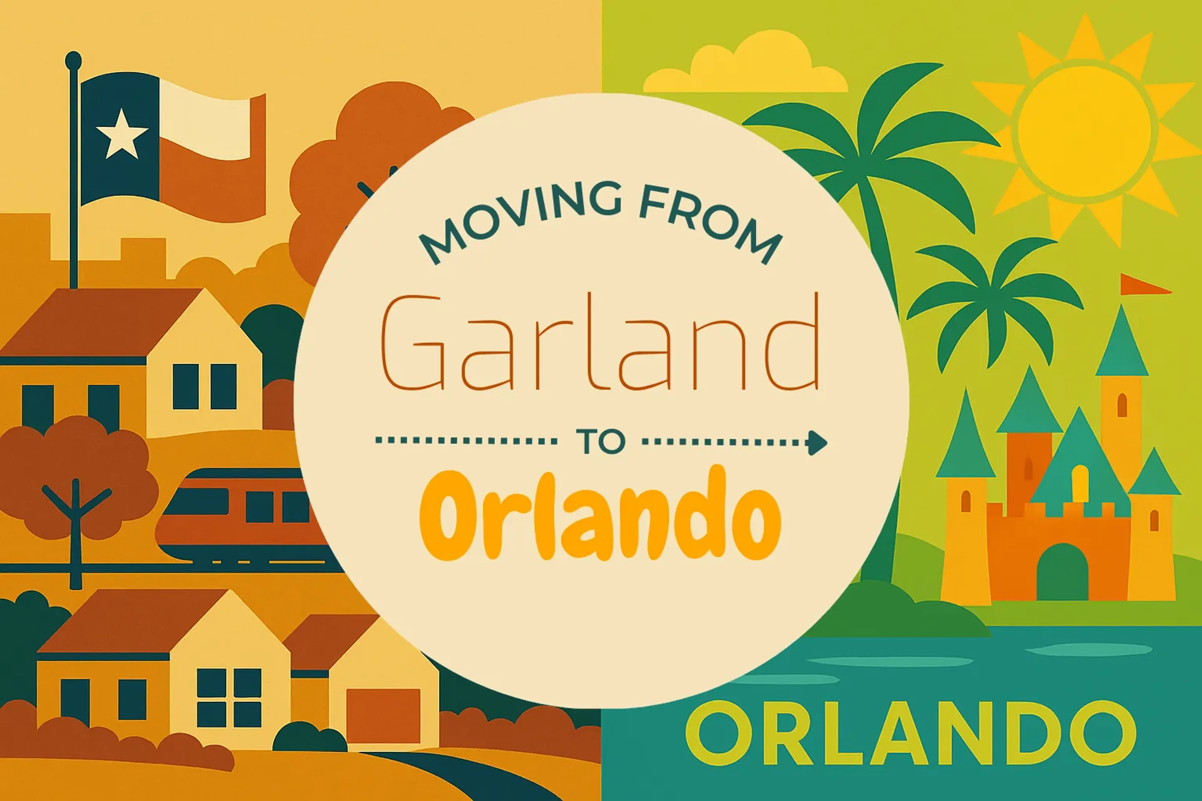 Side-by-side comparison of Garland to Orlando moving companies