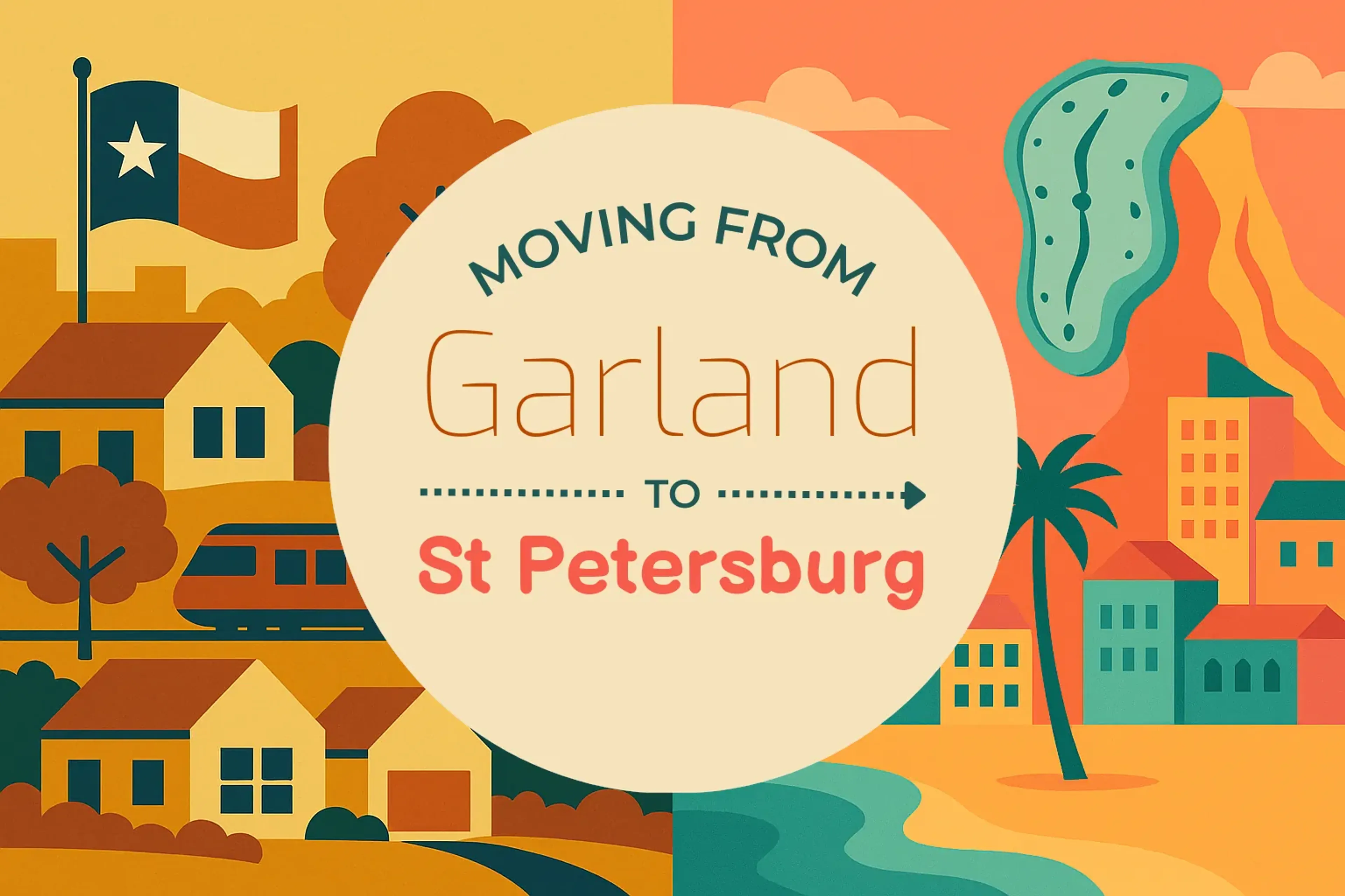 Side-by-side comparison of Garland to St. Petersburg moving companies