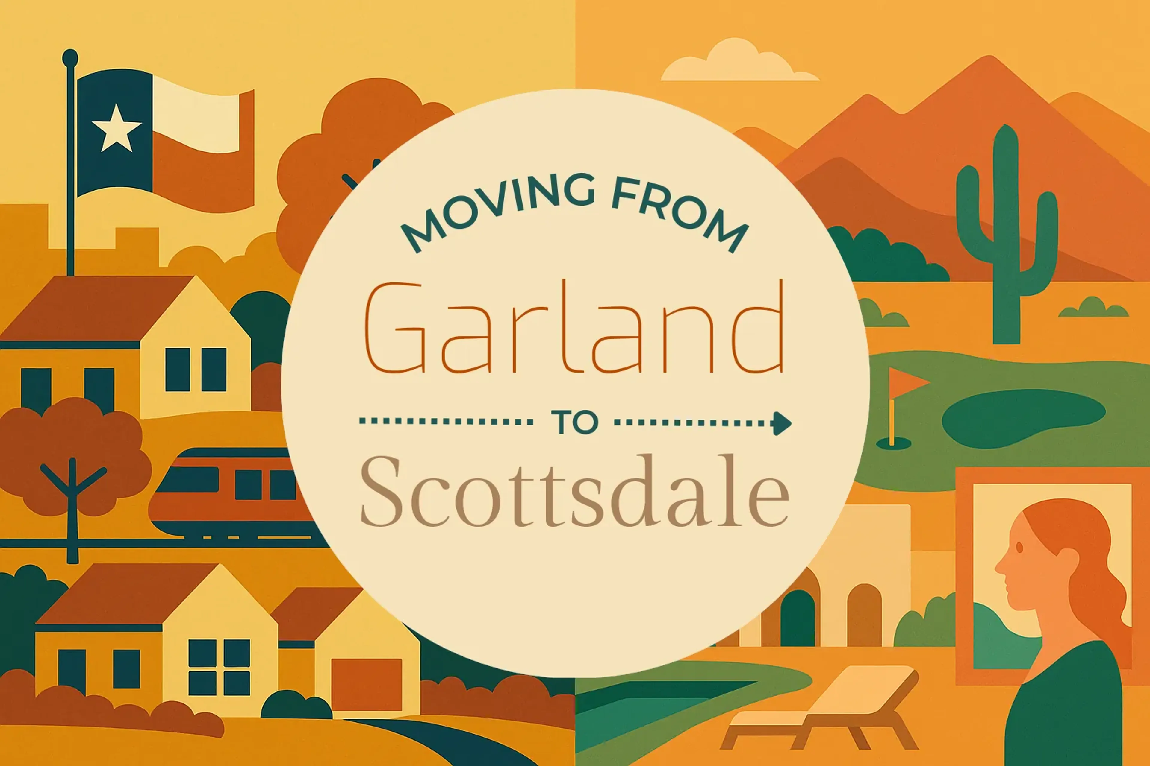 Side-by-side comparison of Garland to Scottsdale moving companies