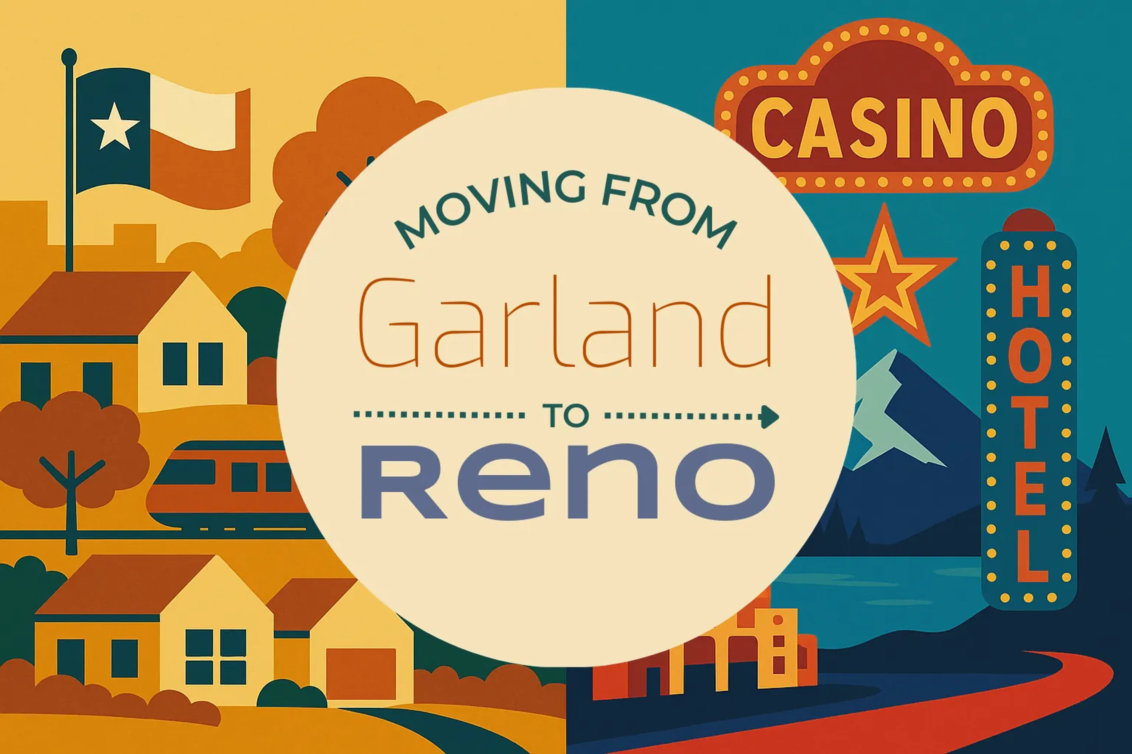 Side-by-side comparison of Garland to Reno moving companies